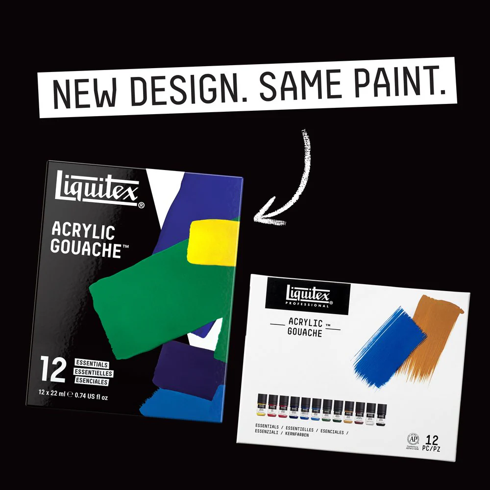 Acrylic Gouache Set - 12x22ml - Essentials - Image 4