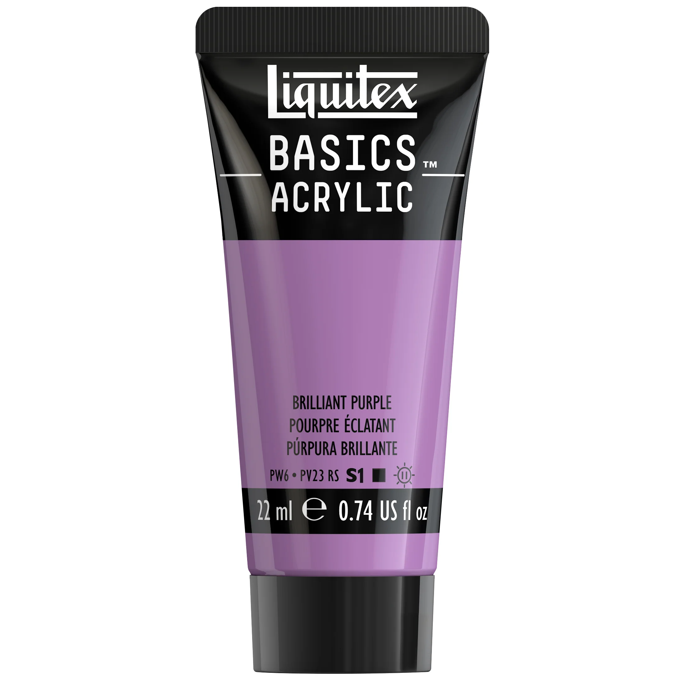 Basics Acrylic Color - Brilliant Purple - Image 2