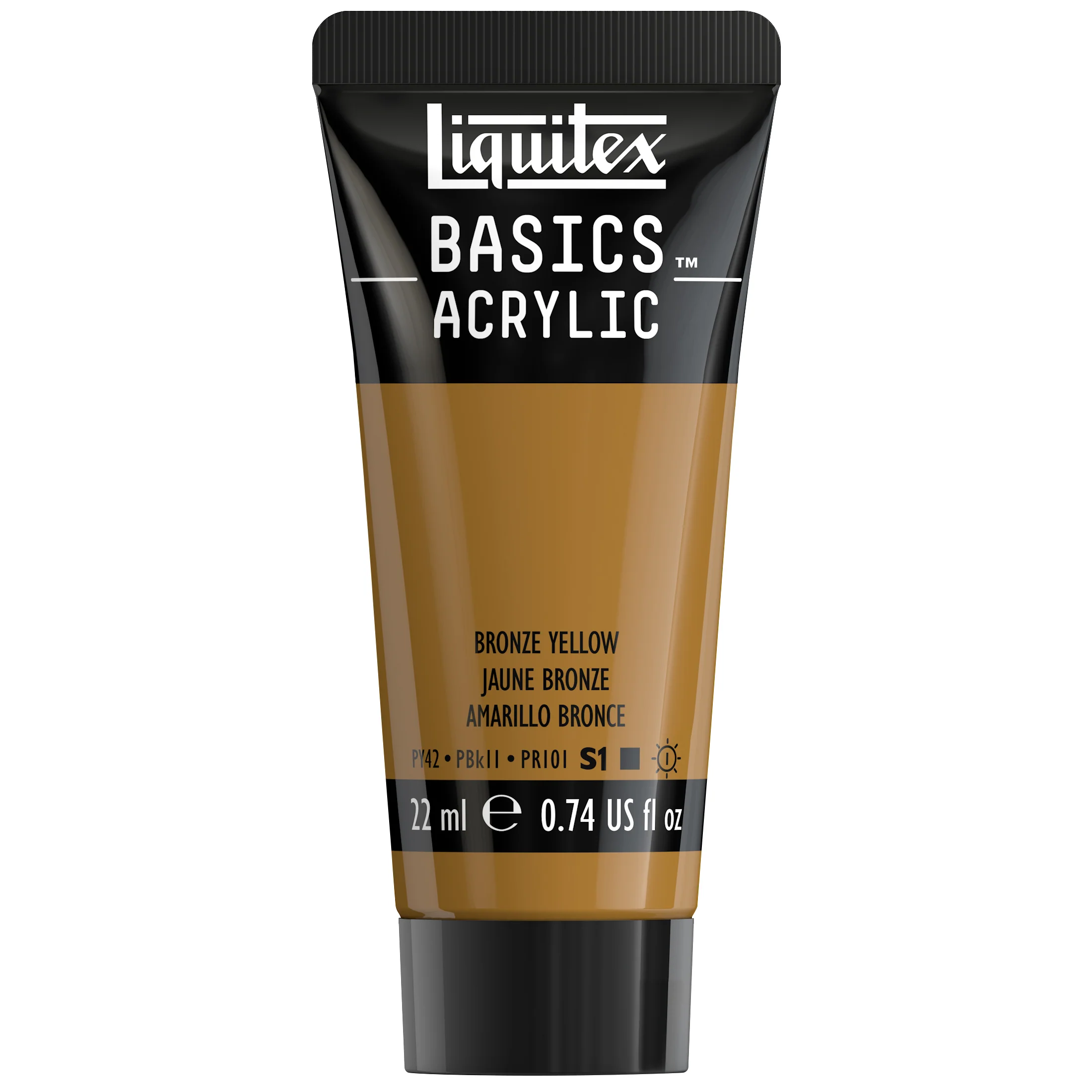 Basics Acrylic Color - Bronze Yellow - Image 2
