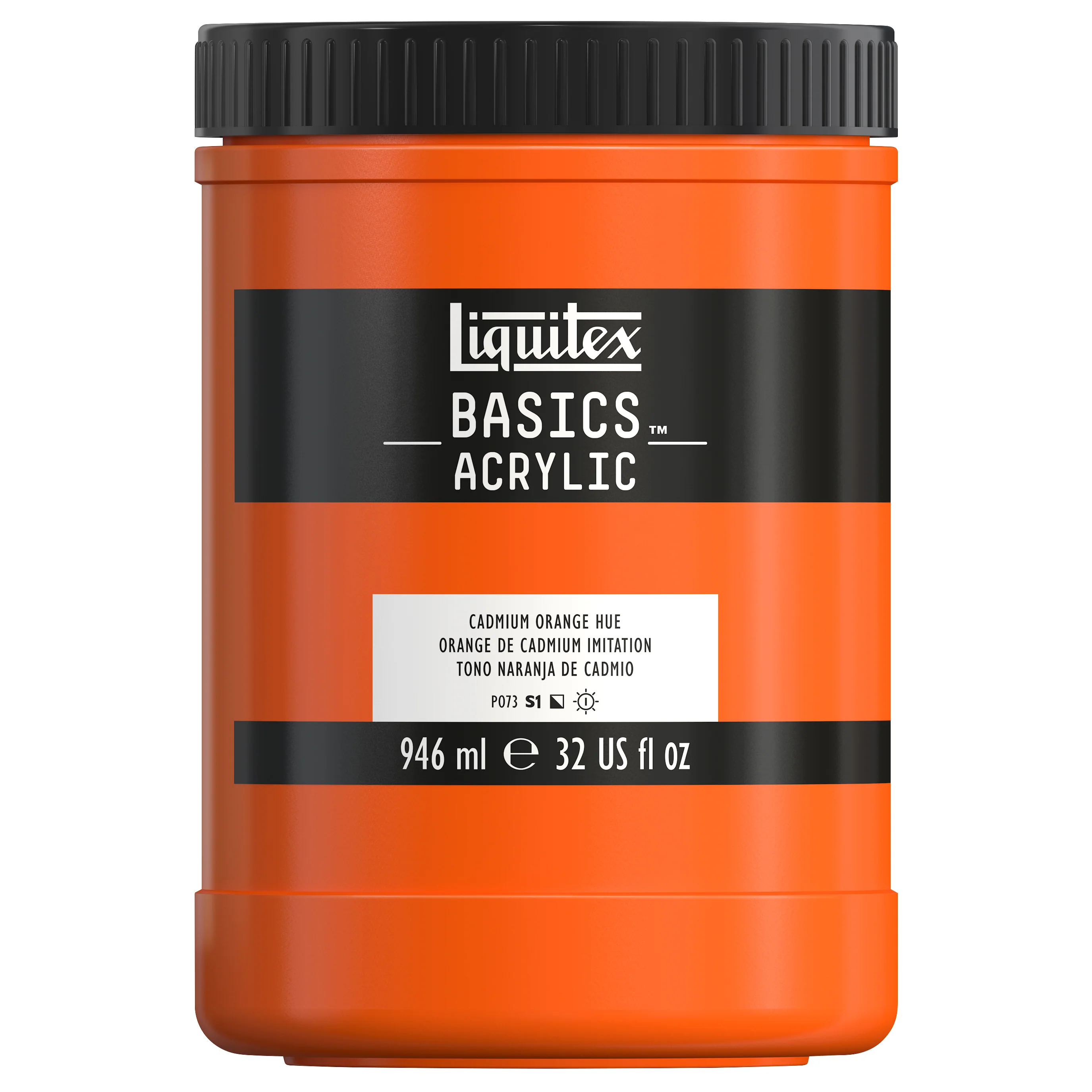 Basics Acrylic Color - Cadmium Orange Hue - Image 6