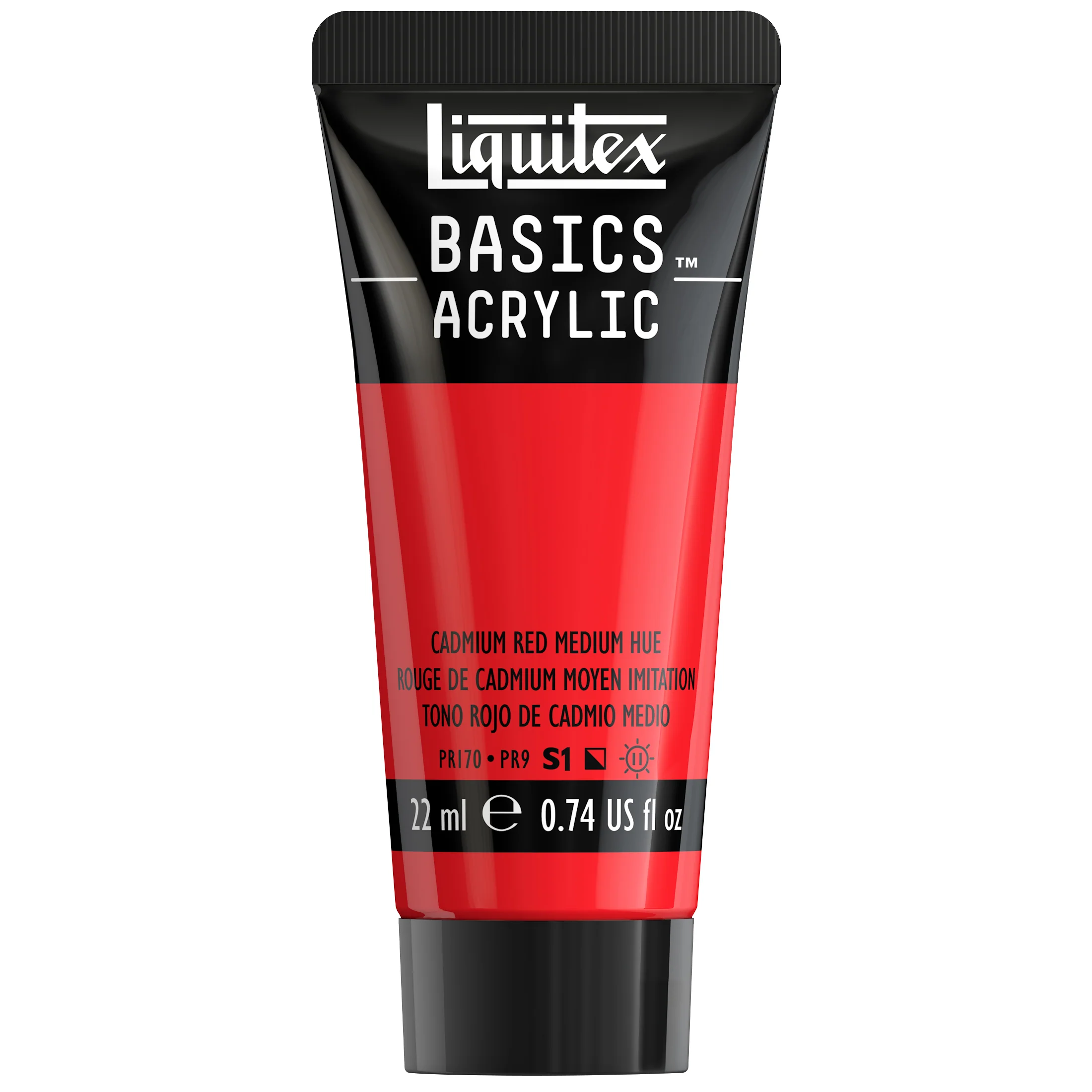 Basics Acrylic Color - Cadmium Red Medium Hue - Image 2
