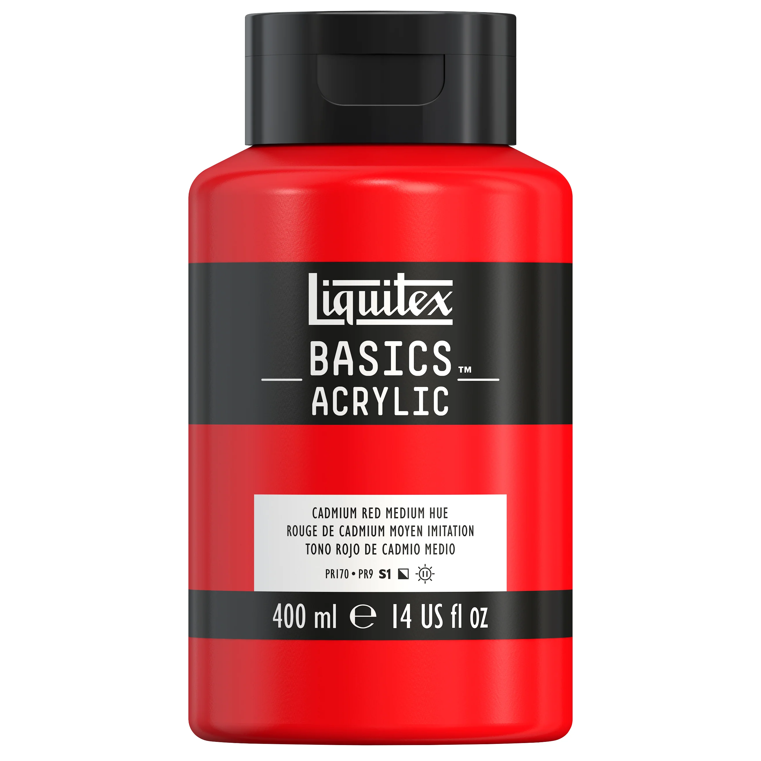 Basics Acrylic Color - Cadmium Red Medium Hue - Image 5