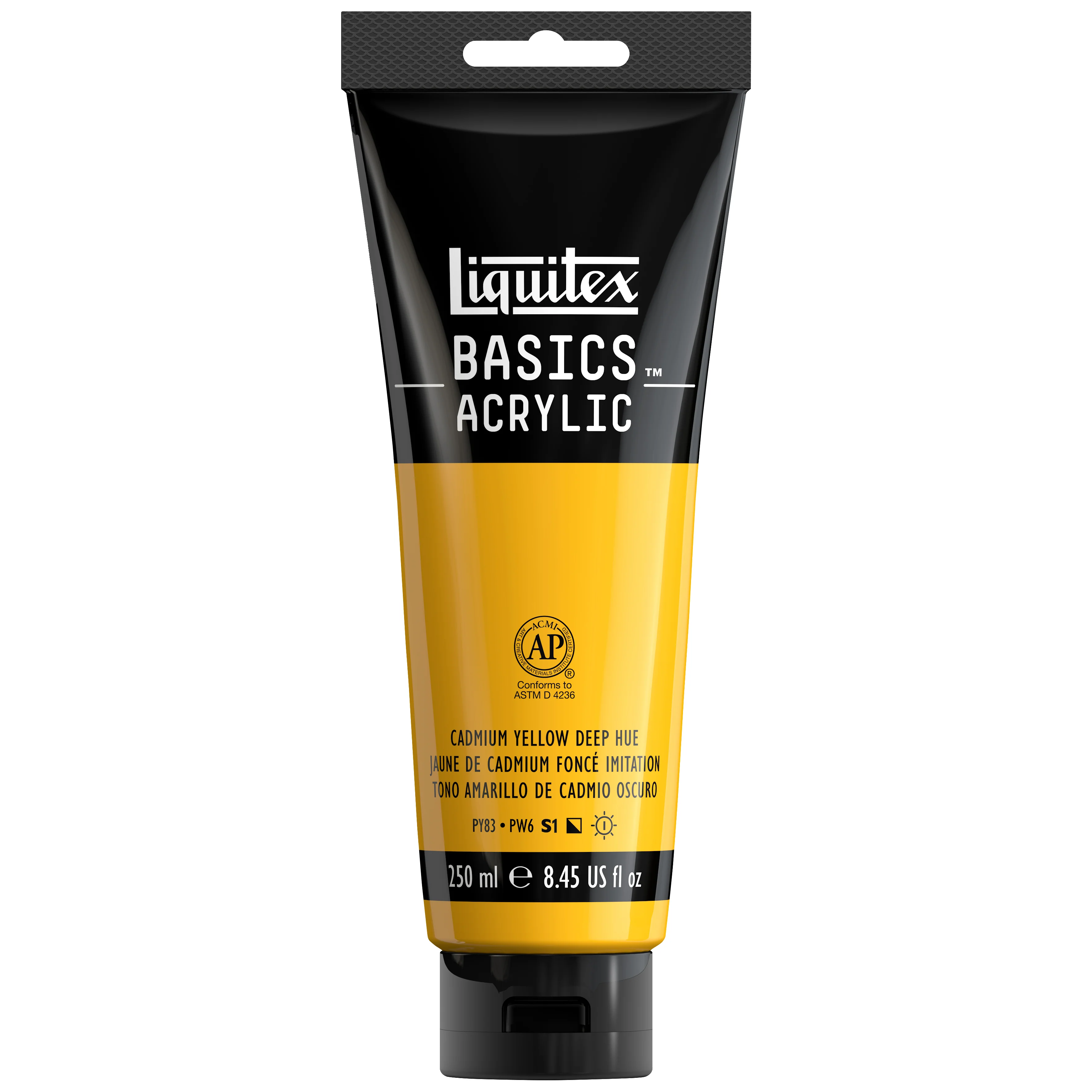 Basics Acrylic Color - Cadmium Yellow Deep Hue - Image 4