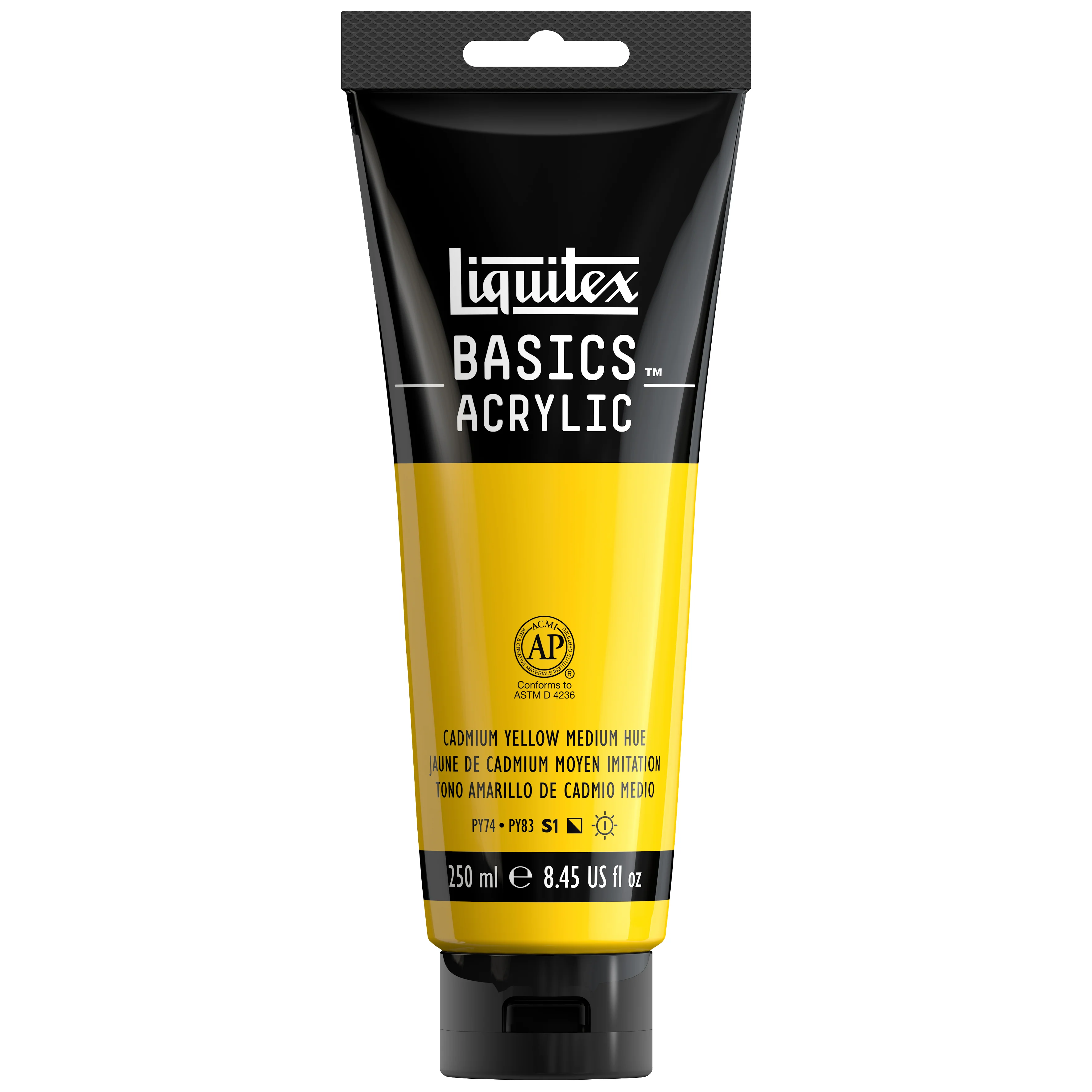 Basics Acrylic Color - Cadmium Yellow Medium Hue - Image 4