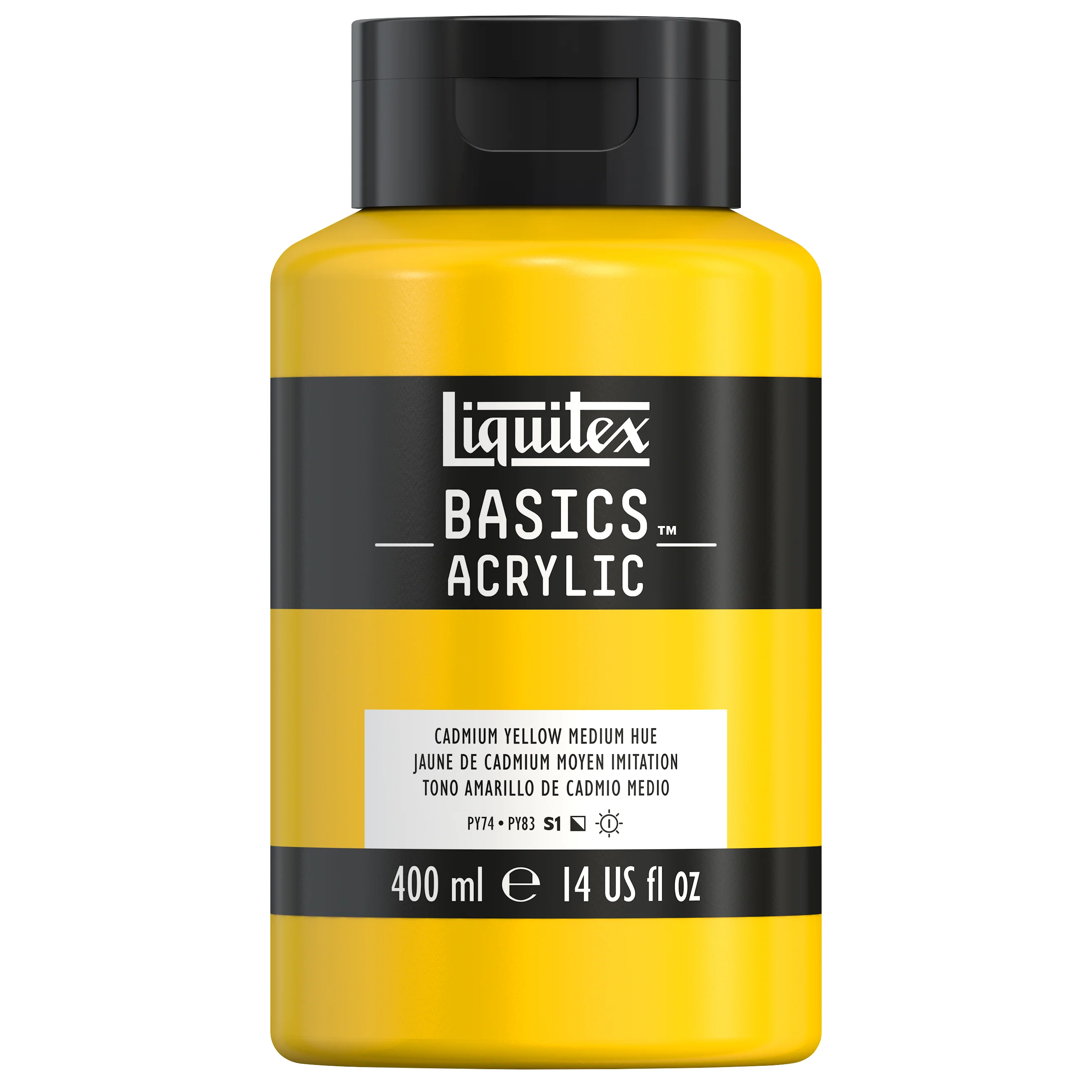 Basics Acrylic Color - Cadmium Yellow Medium Hue - Image 5