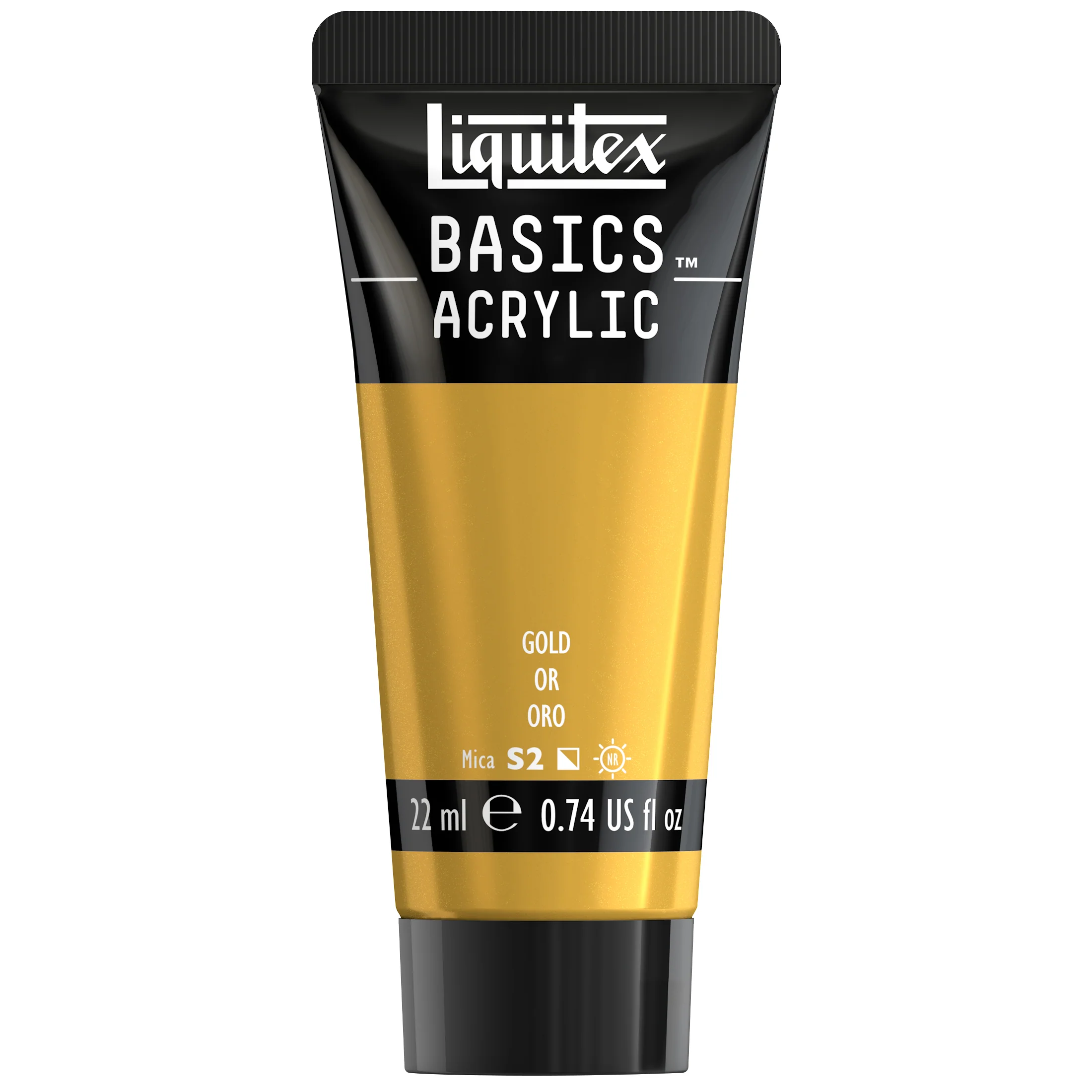 Basics Acrylic Color - Gold - Image 2