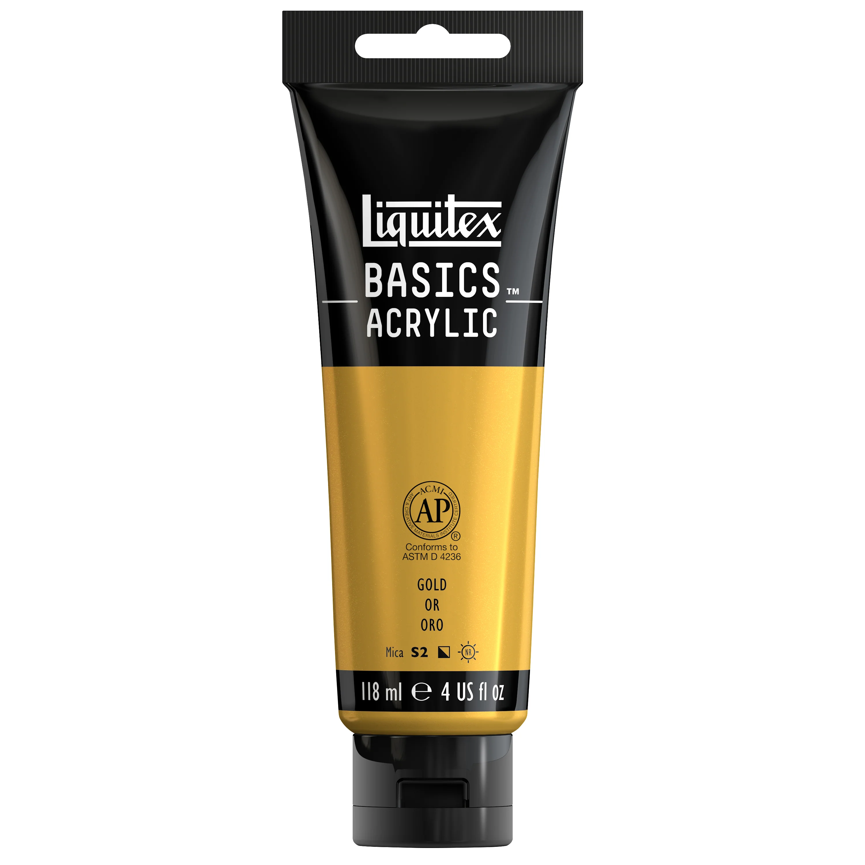 Basics Acrylic Color - Gold - Image 3