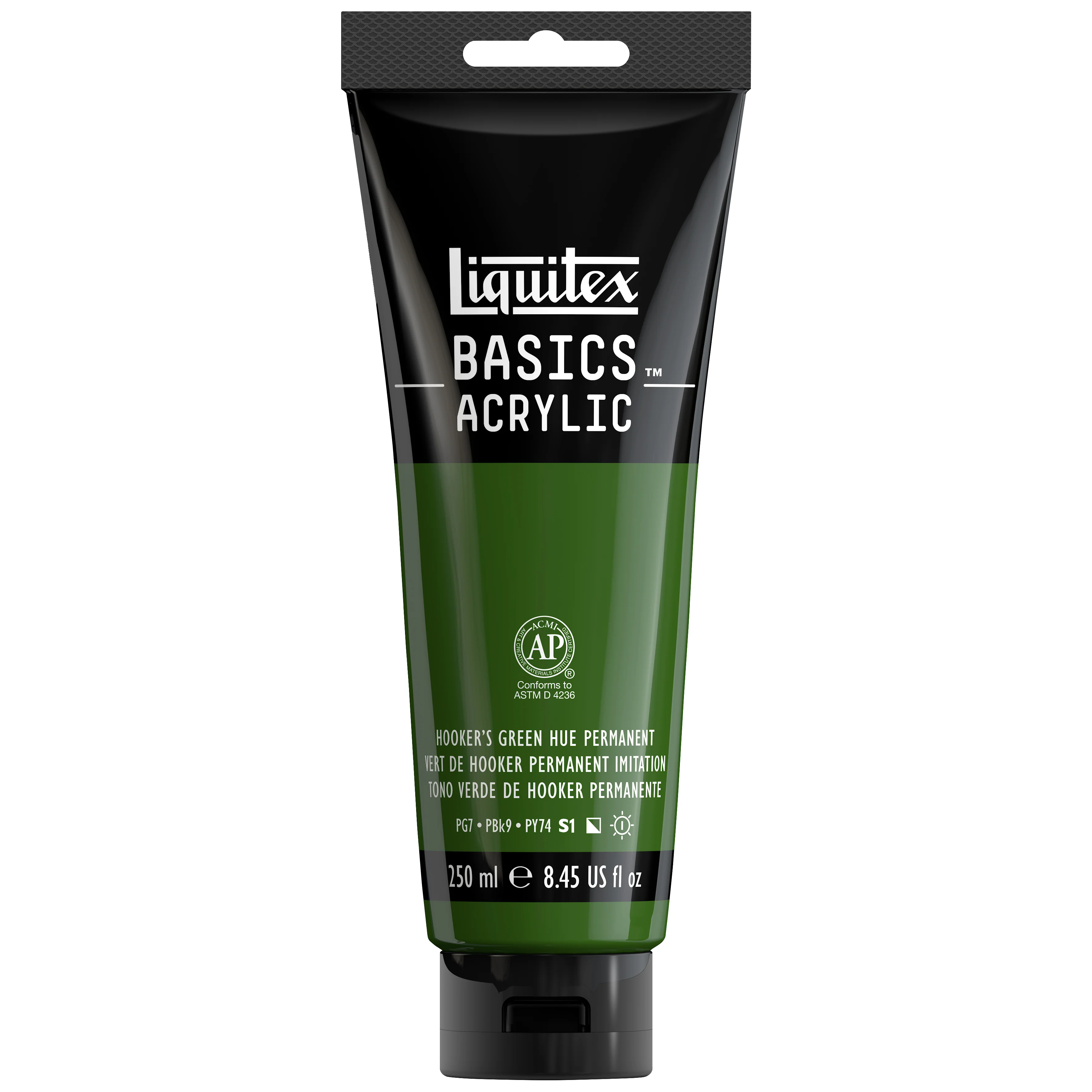 Basics Acrylic Color - Hooker’s Green Hue Permanent - Image 4