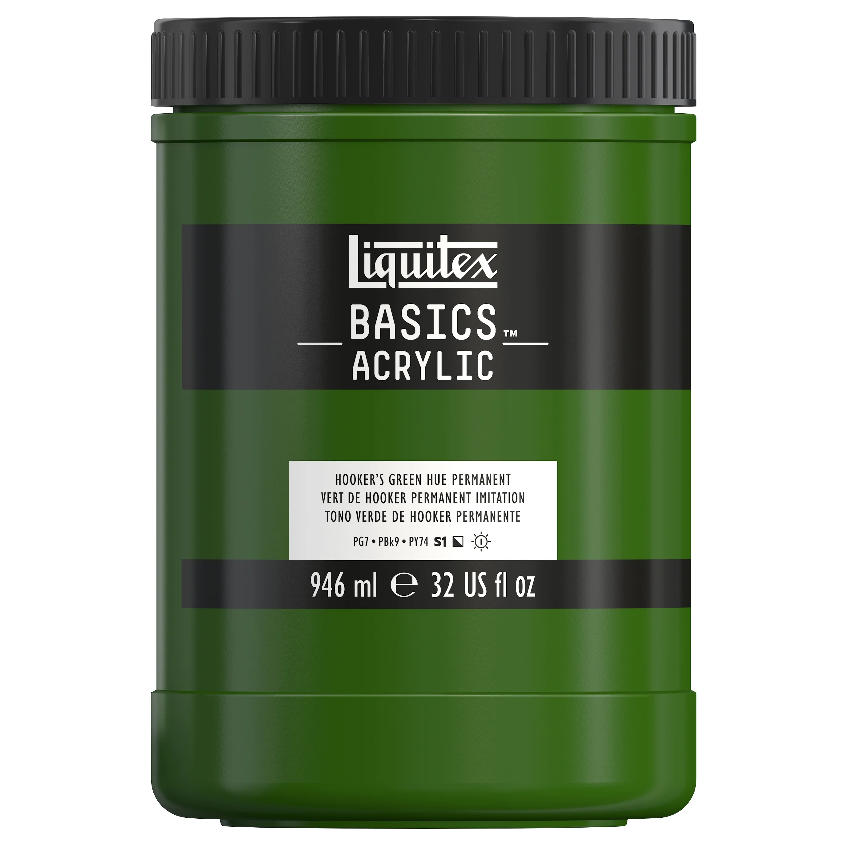 Basics Acrylic Color - Hooker’s Green Hue Permanent - Image 7