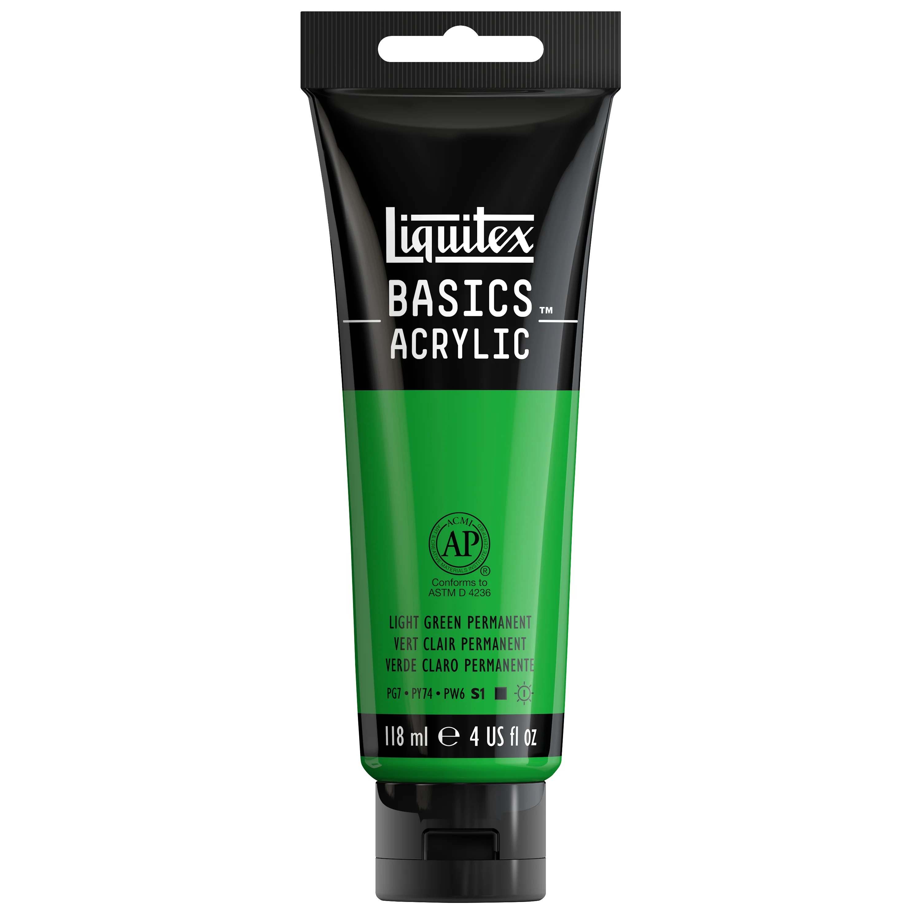 Basics Acrylic Color - Light Green Permanent - Image 3