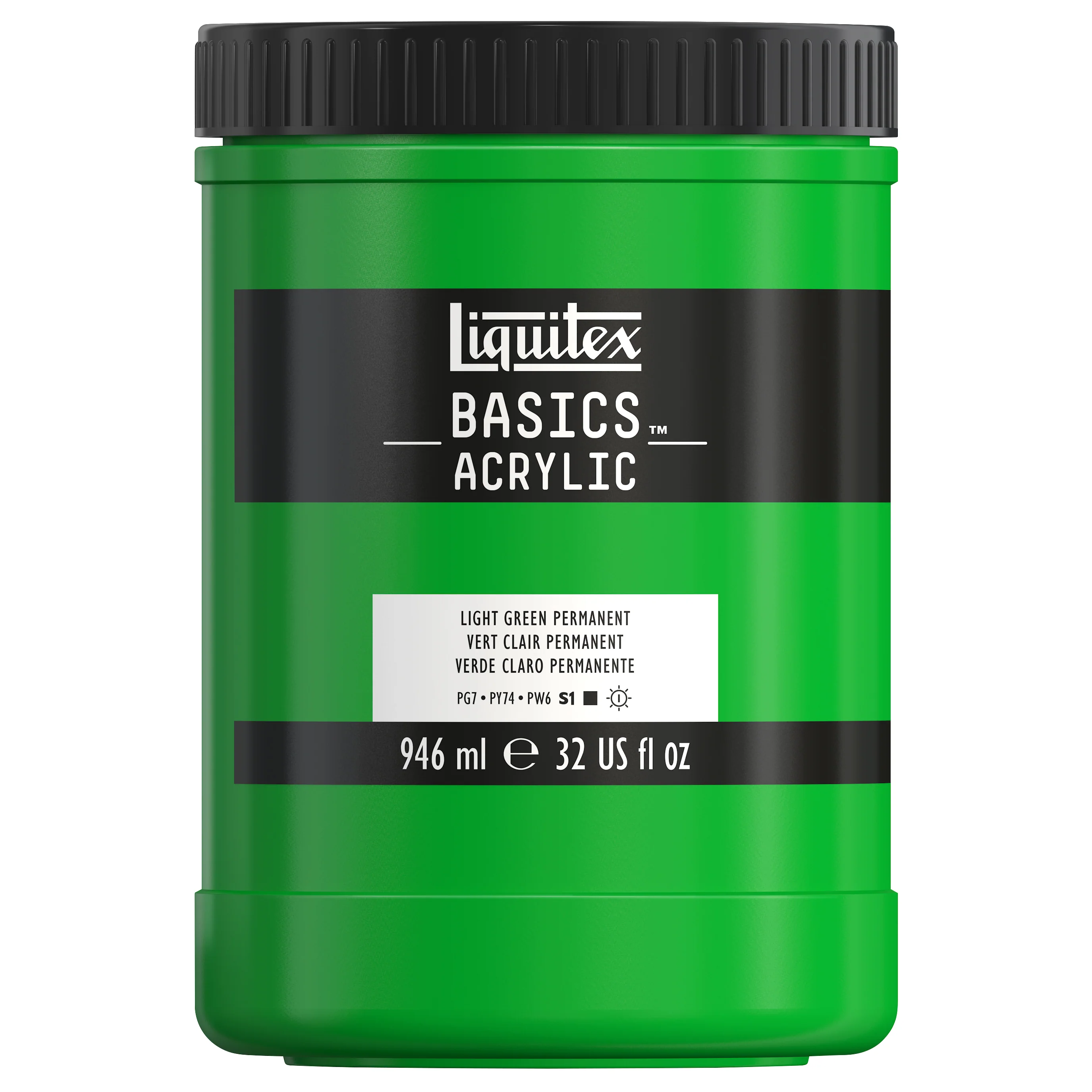 Basics Acrylic Color - Light Green Permanent - Image 6
