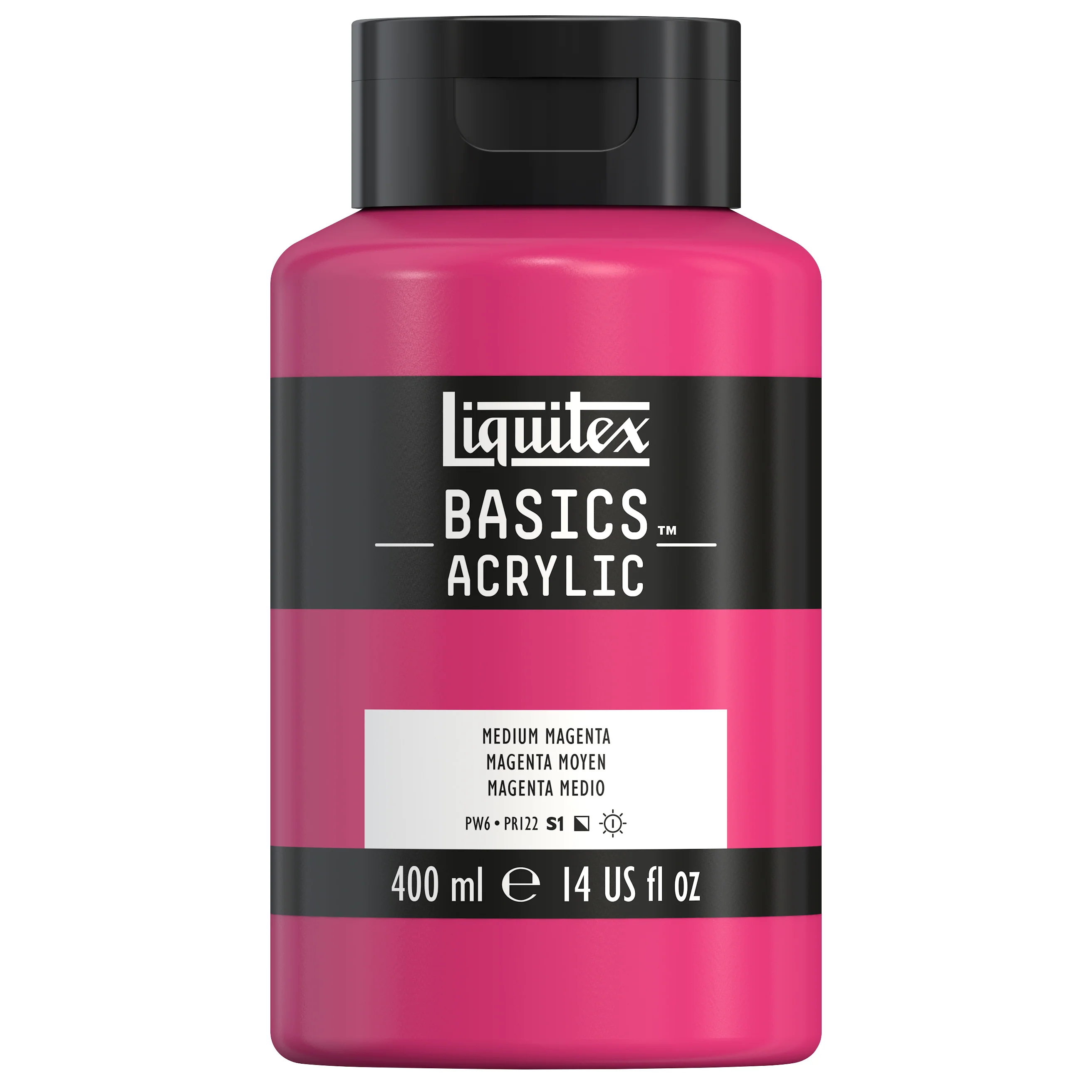 Basics Acrylic Color - Medium Magenta - Image 5