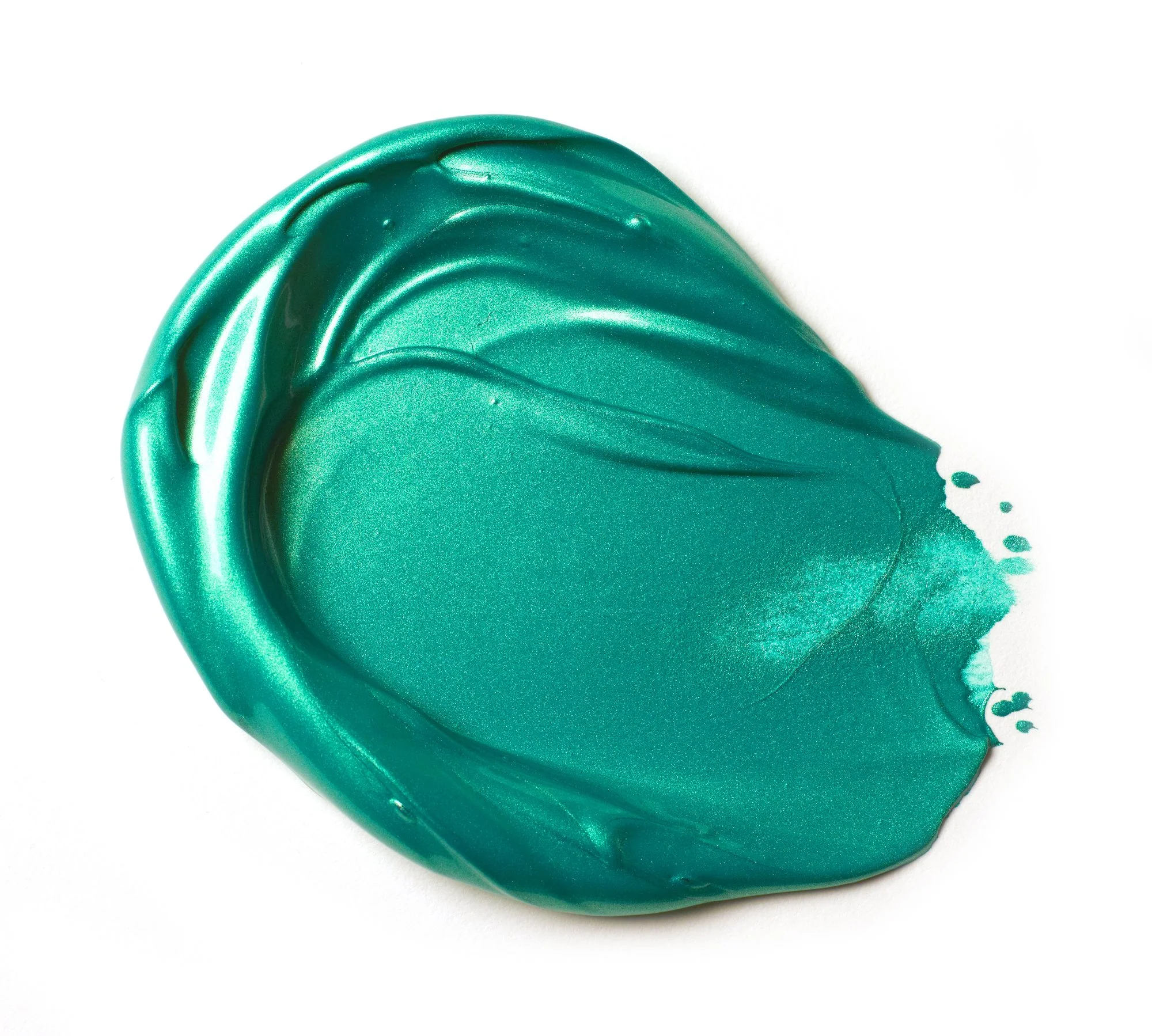 Basics Acrylic Color - Metallic Aqua Green