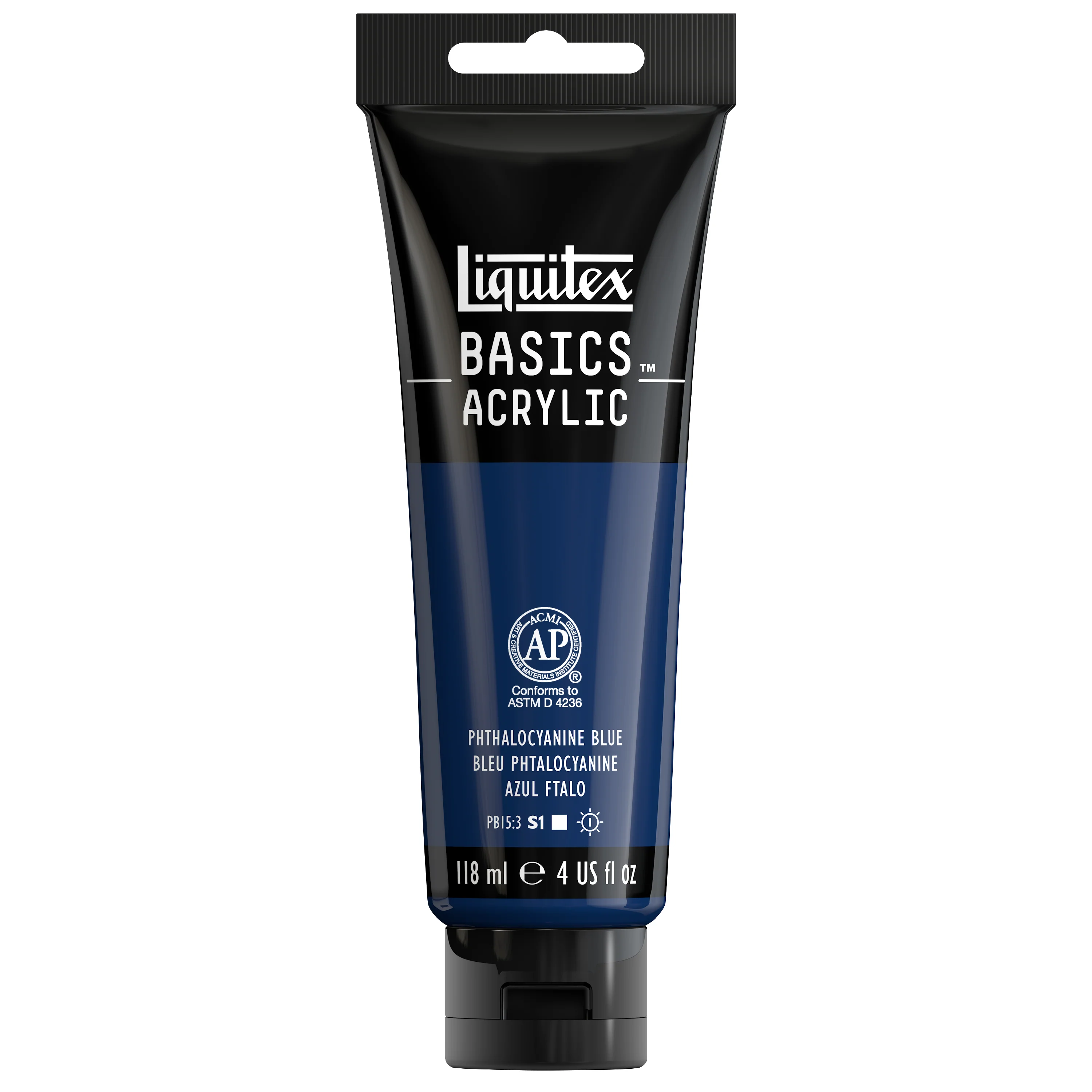 Basics Acrylic Color - Phthalocyanine Blue - Image 3
