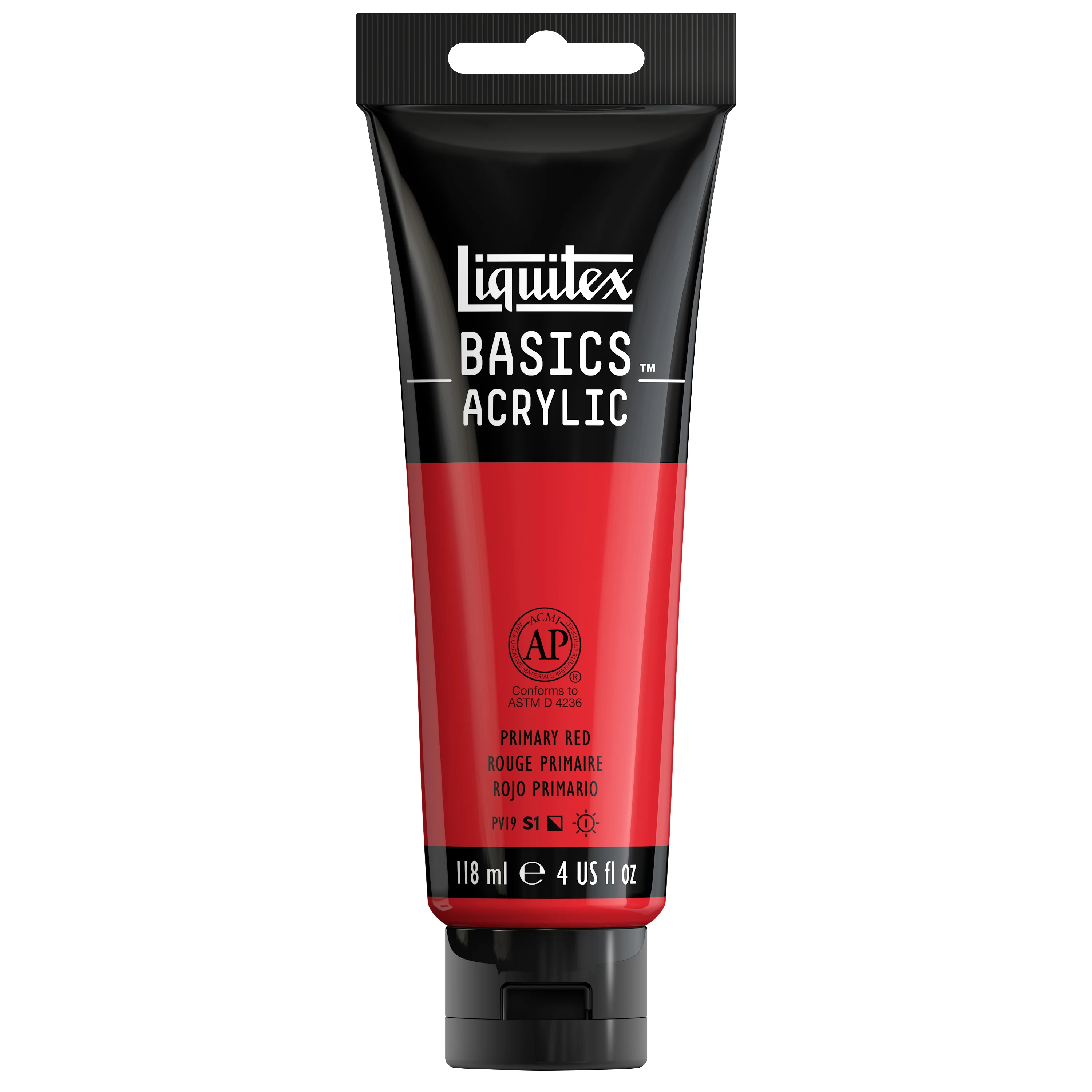 Basics Acrylic Color - Primary Red - Image 3