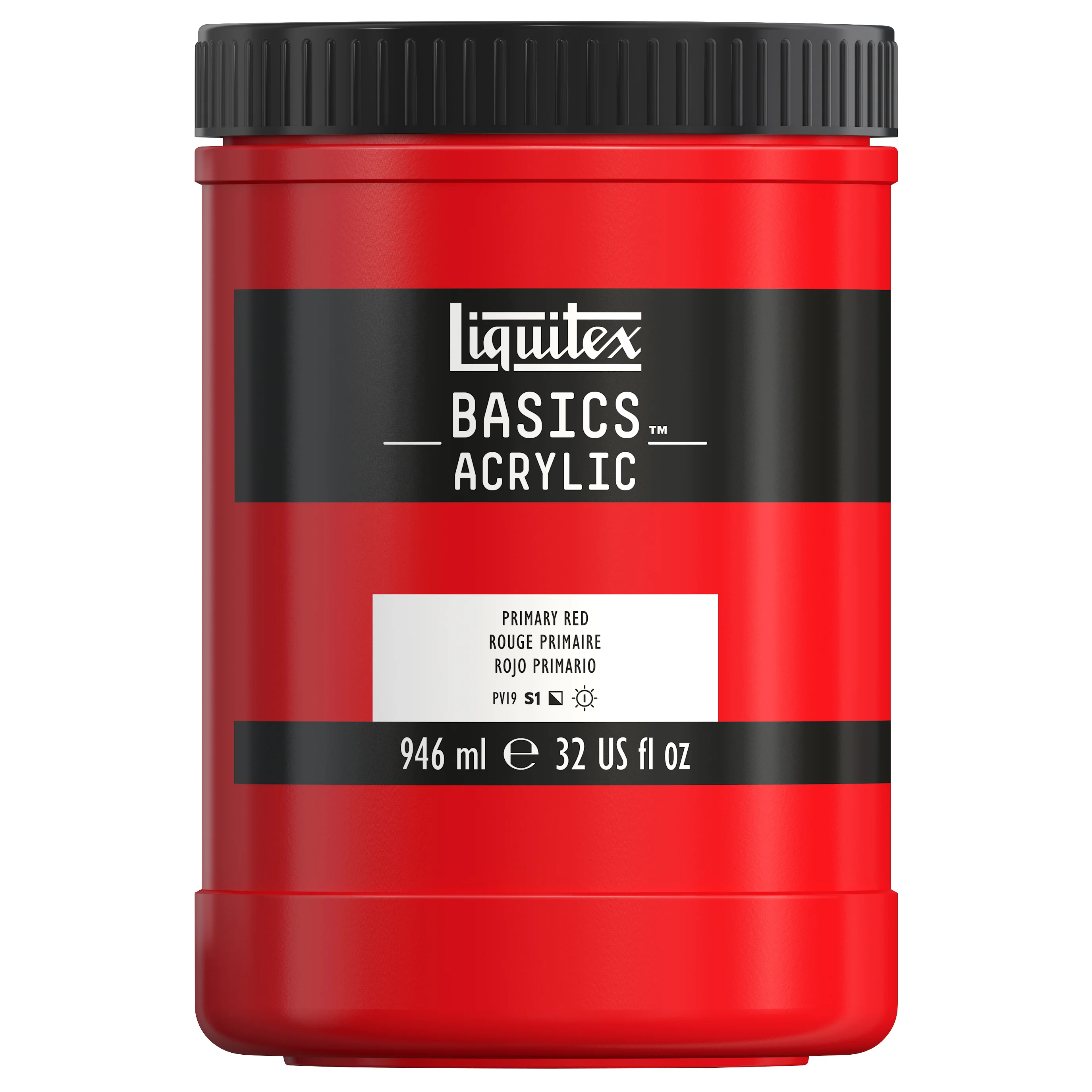 Basics Acrylic Color - Primary Red - Image 6