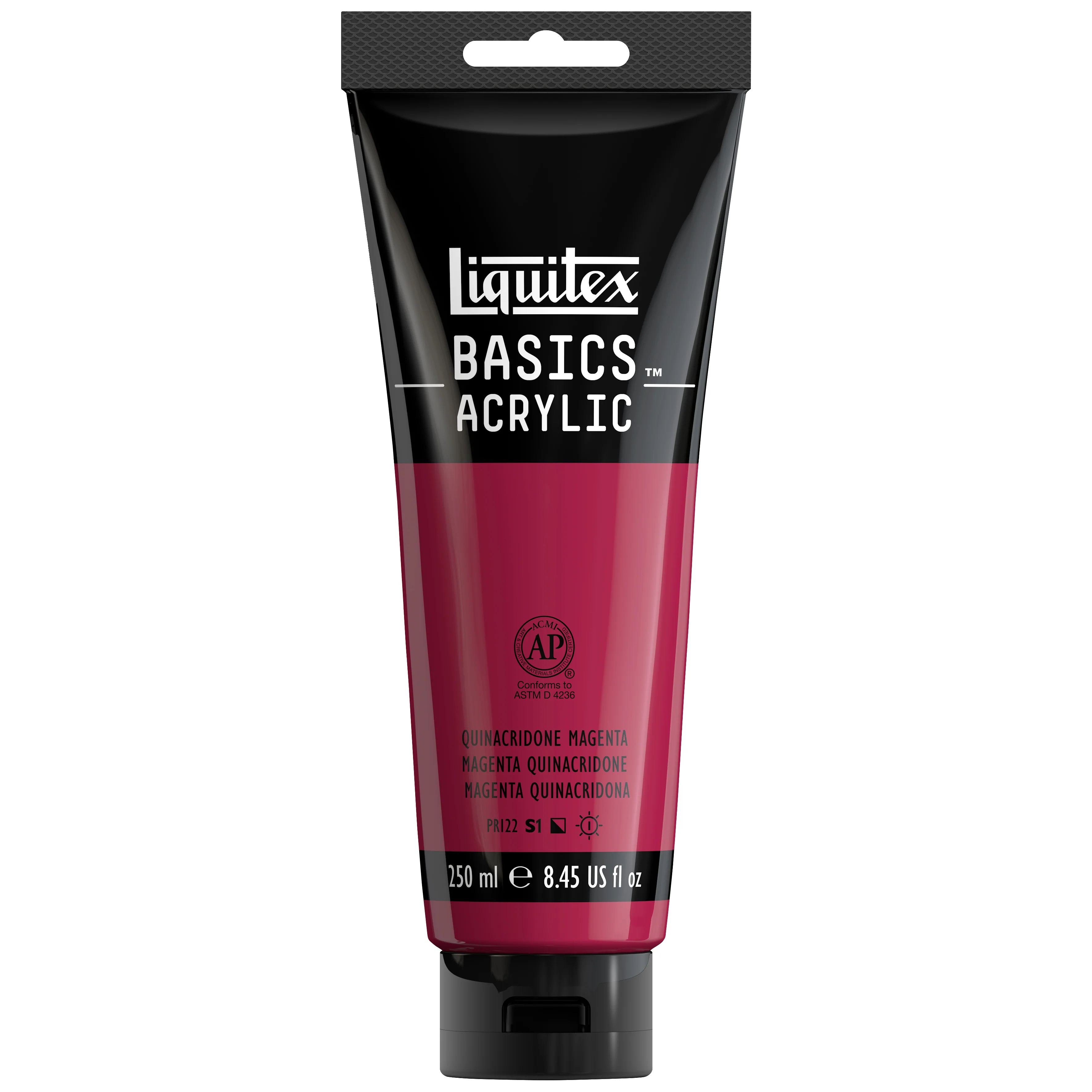 Basics Acrylic Color - Quinacridone Magenta - Image 4