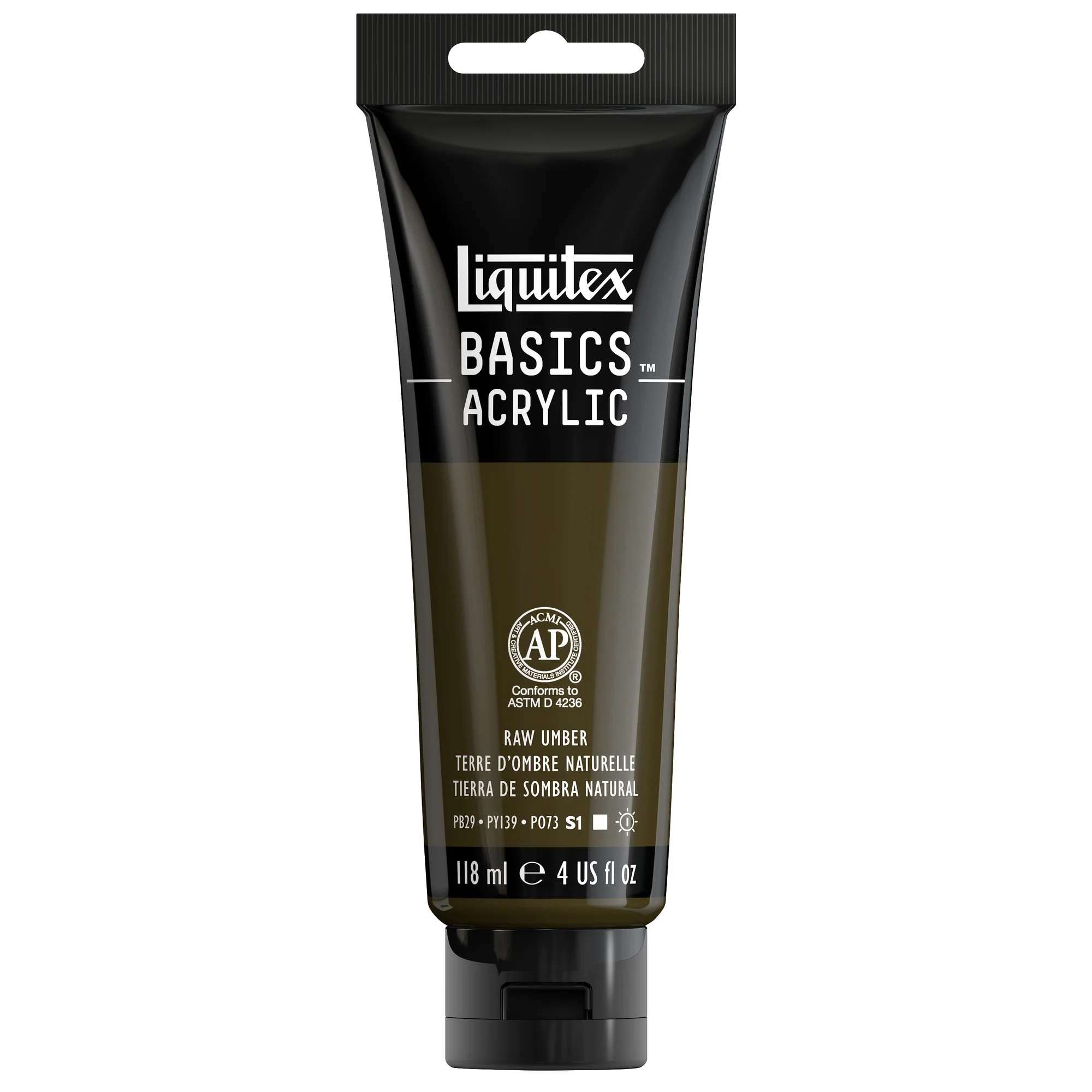 Basics Acrylic Color - Raw Umber - Image 3