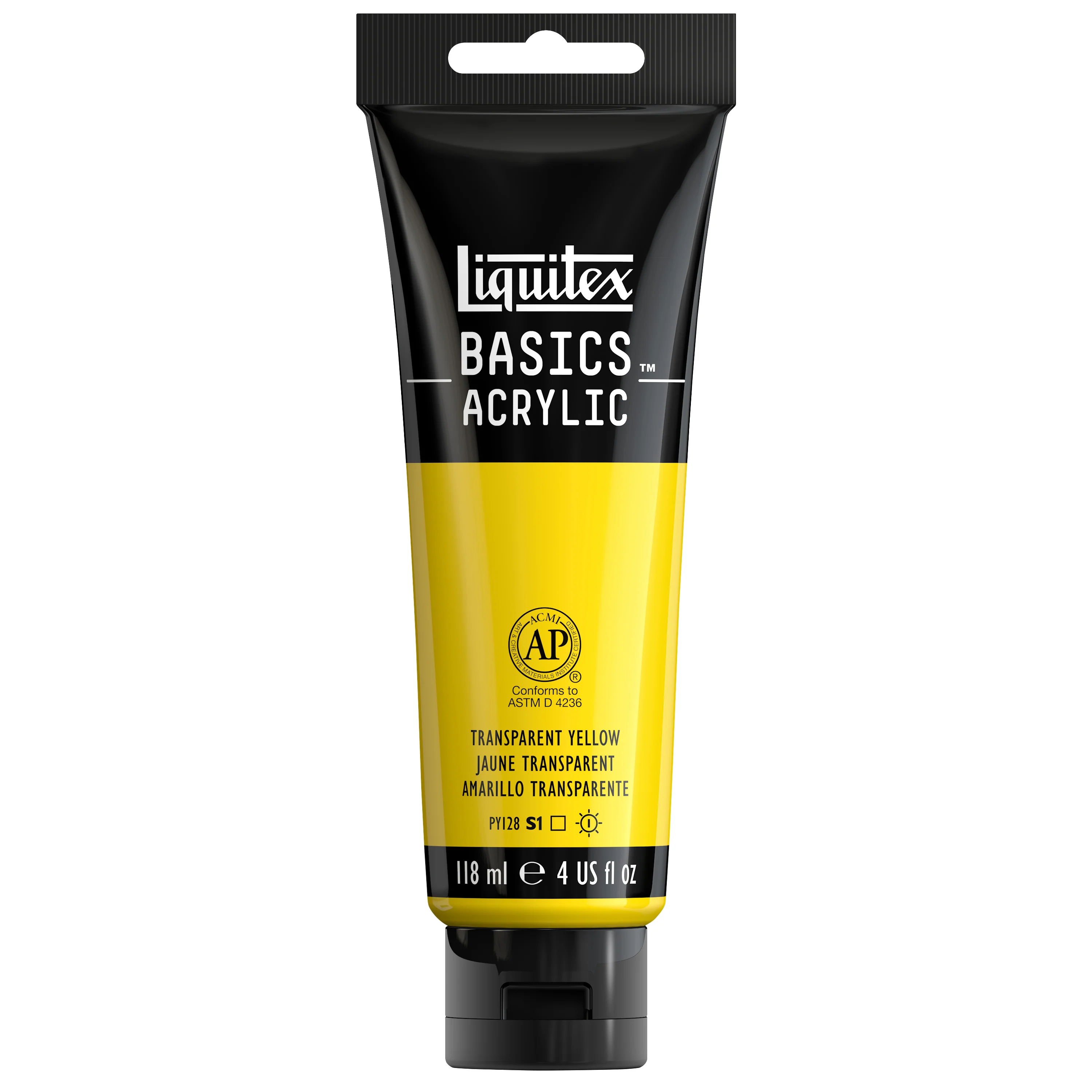 Basics Acrylic Color - Transparent Yellow - Image 3