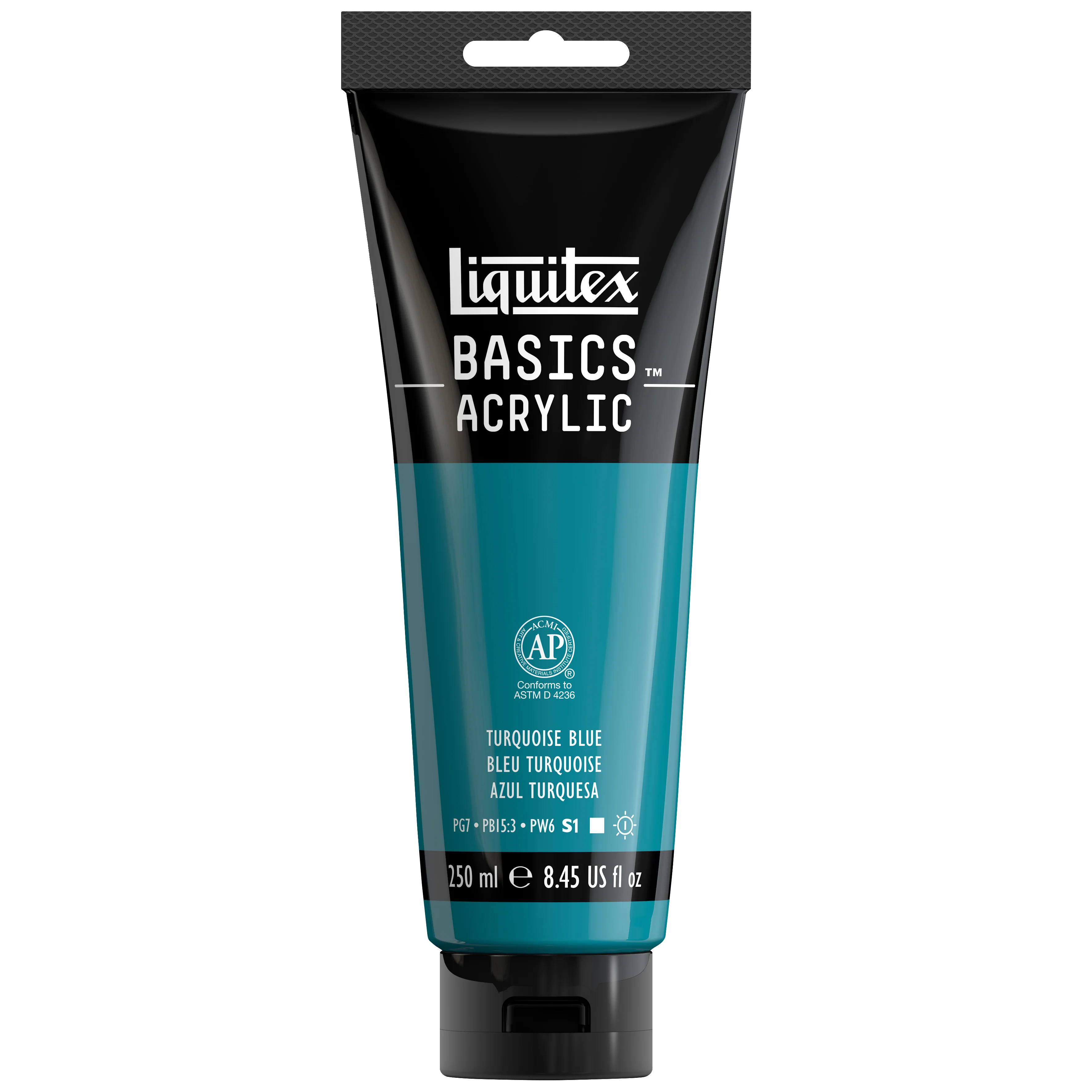 Basics Acrylic Color - Turquoise Blue - Image 4