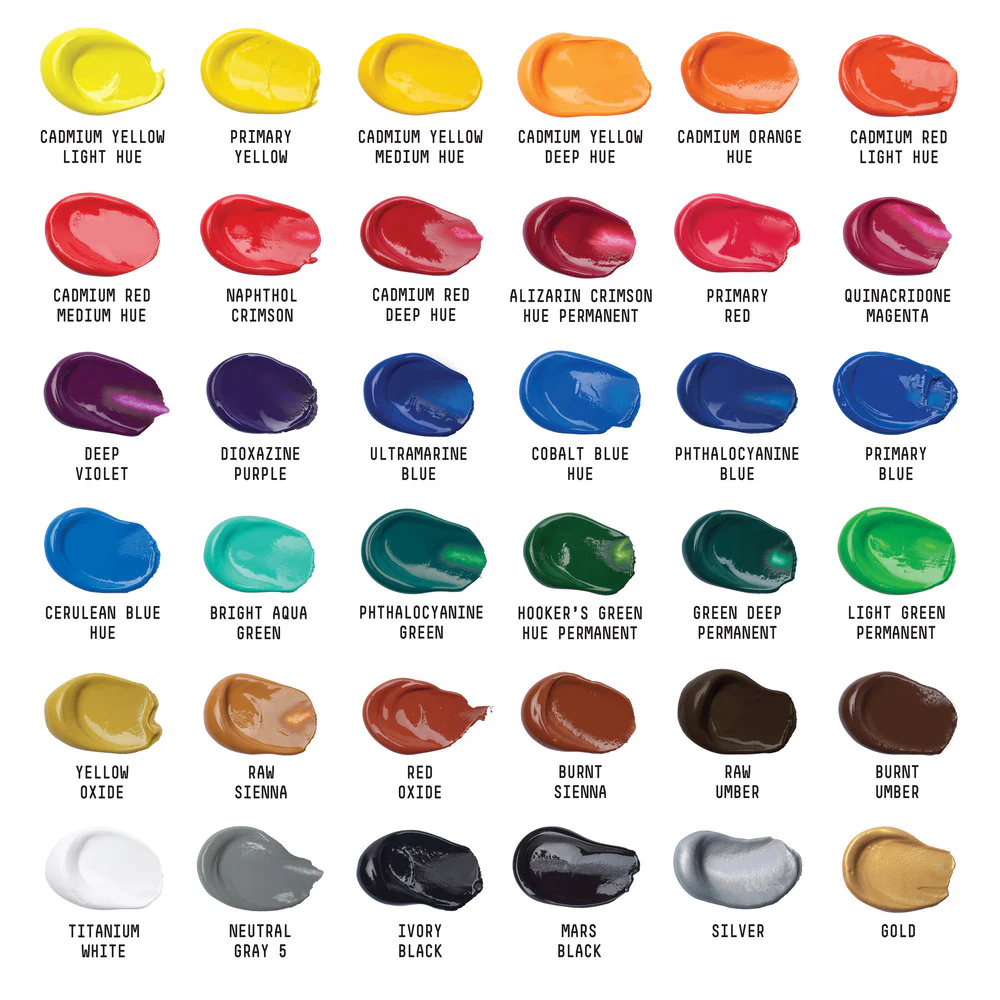 Basics Acrylic Set - 36x22ml - Image 2