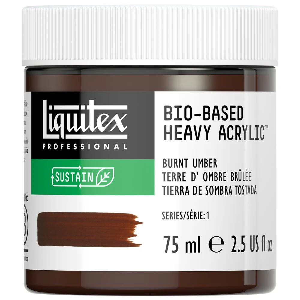 Bio-based Heavy Acrylic - Burnt Umber - Image 2