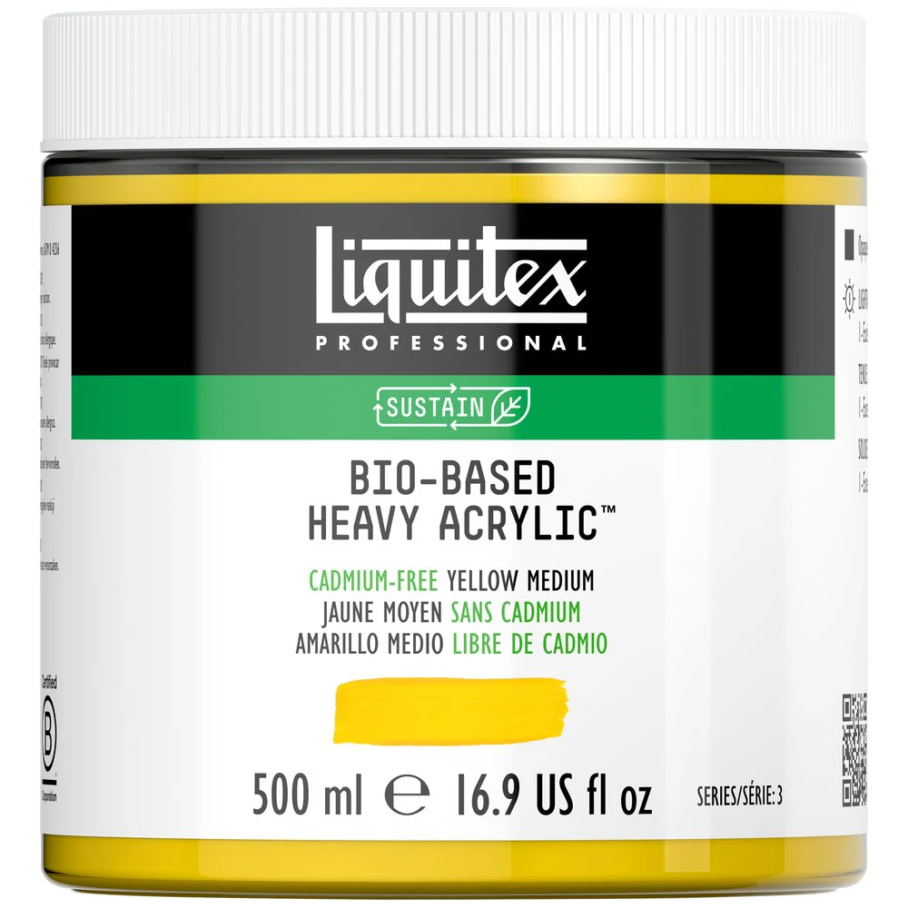 Bio-based Heavy Acrylic - Cadmium-Free Yellow Medium - Universal - Image 3