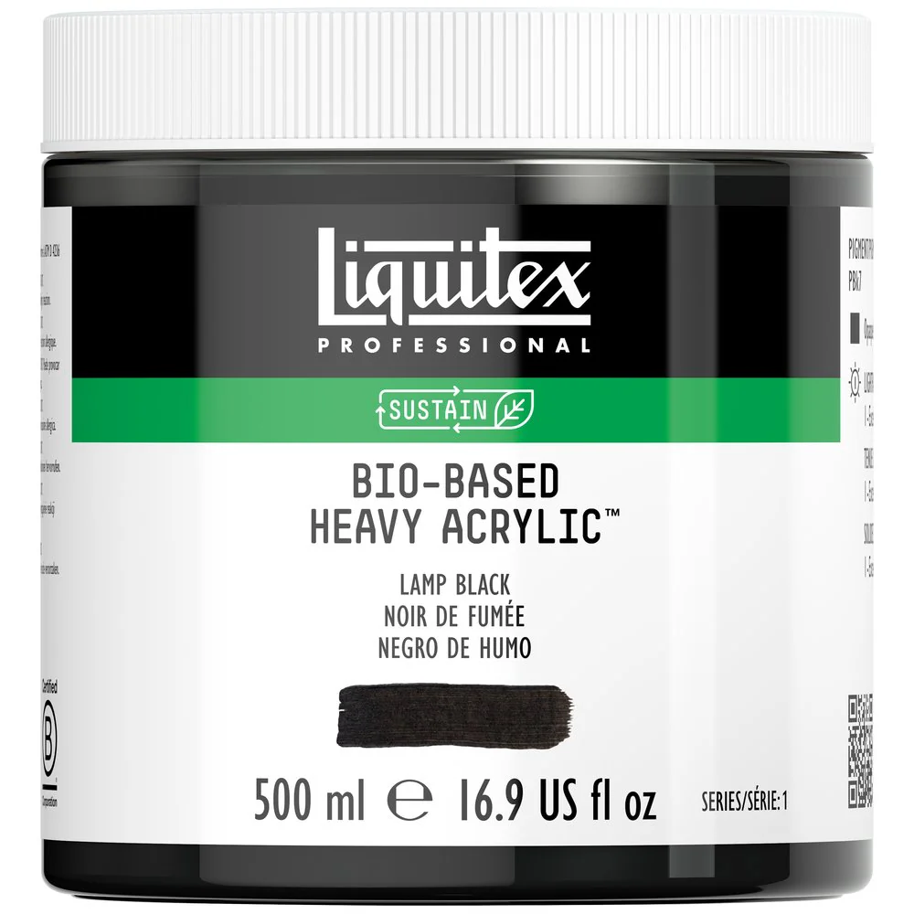 Bio-based Heavy Acrylic - Lamp Black - Universal - Image 3