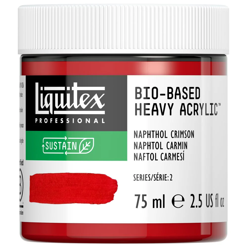 Bio-based Heavy Acrylic - Naphthol Crimson - Universal - Image 2