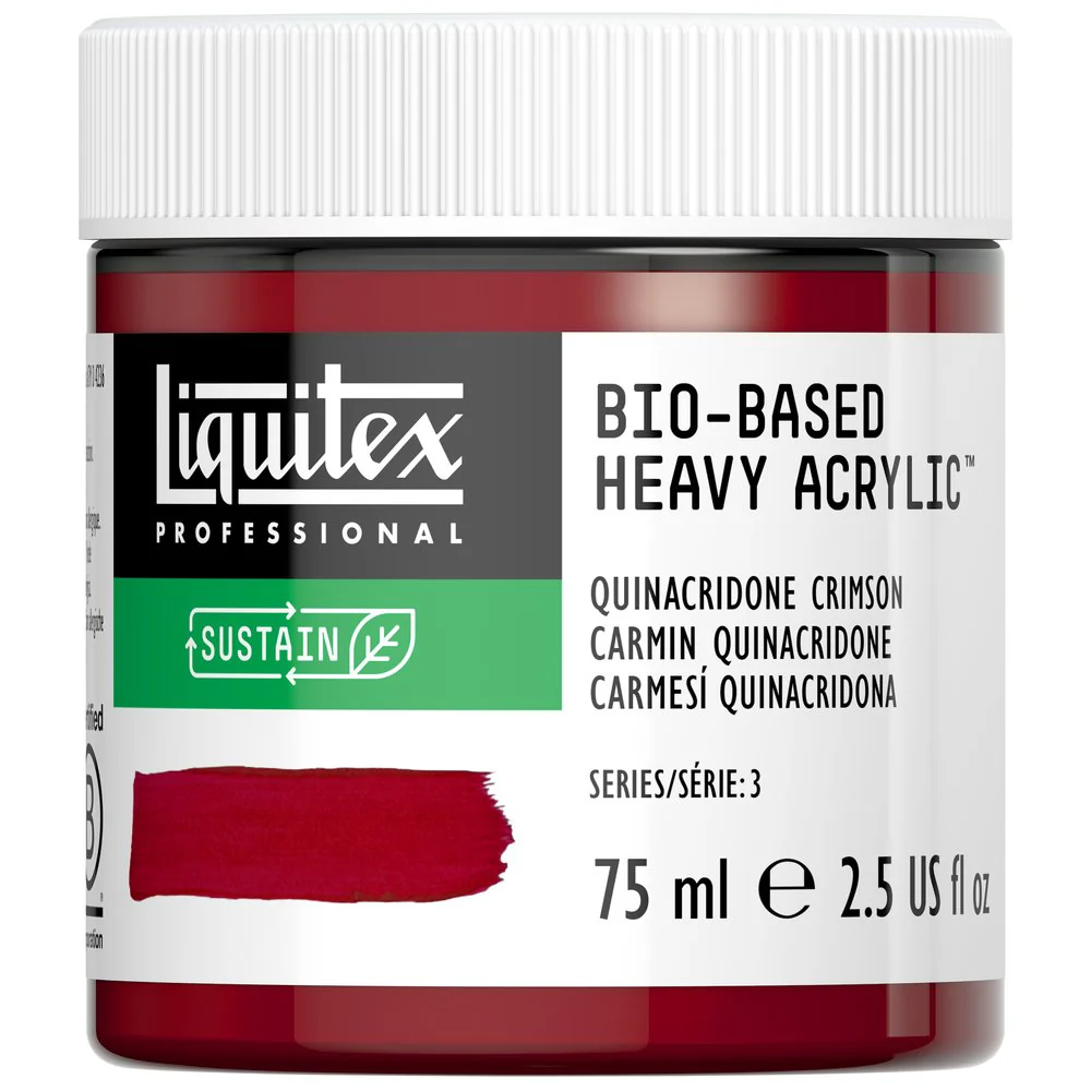 Bio-based Heavy Acrylic - Quinacridone Crimson - Universal - Image 2