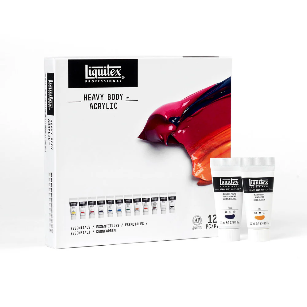 Heavy Body Acrylic Set - 12x22ml - Essentials