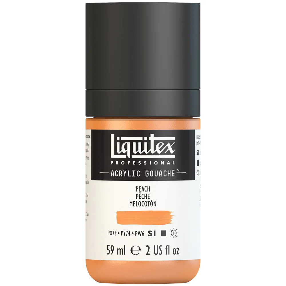 Professional Acrylic Gouache - Peach - Image 2