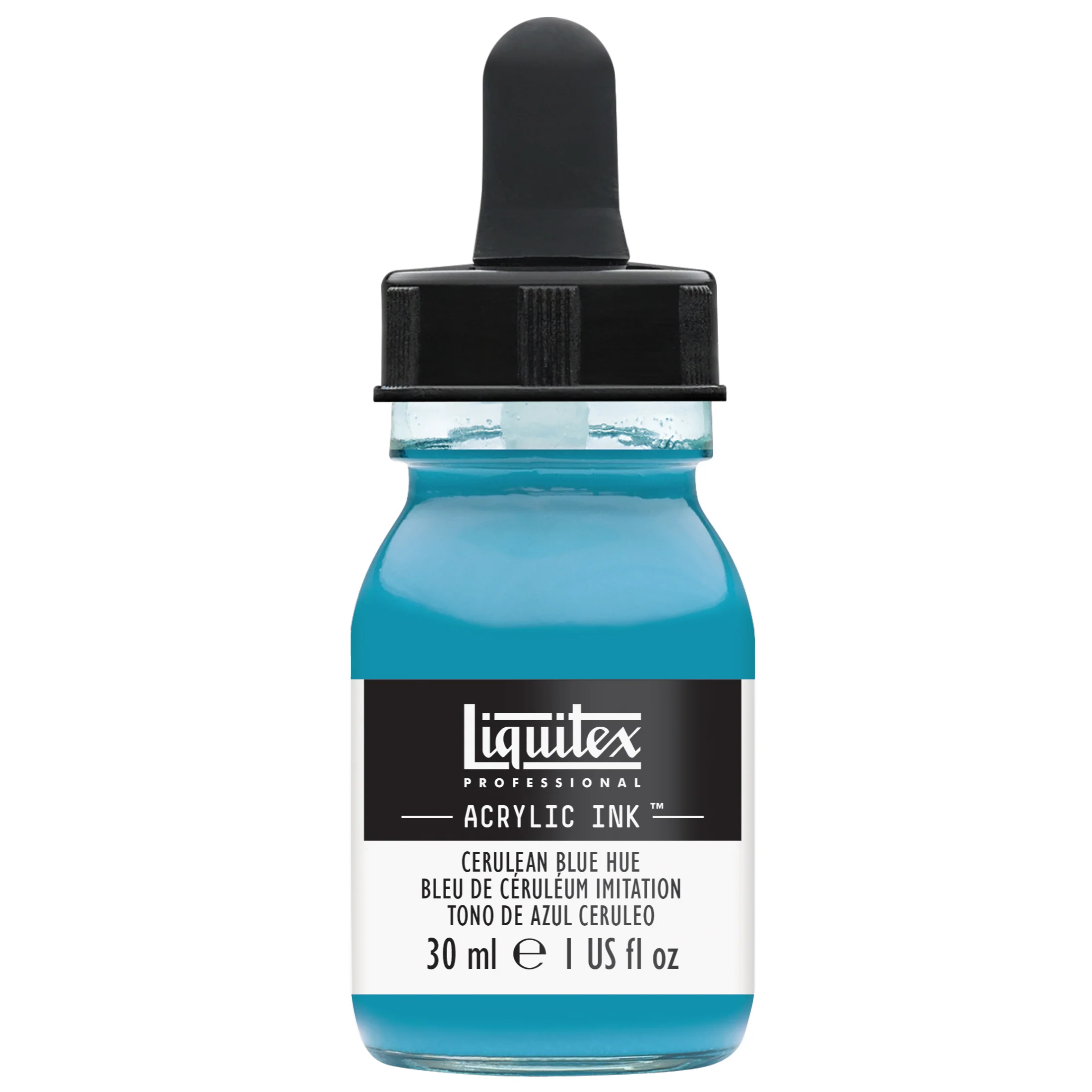 Professional Acrylic Ink - Cerulean Blue Hue - Image 2