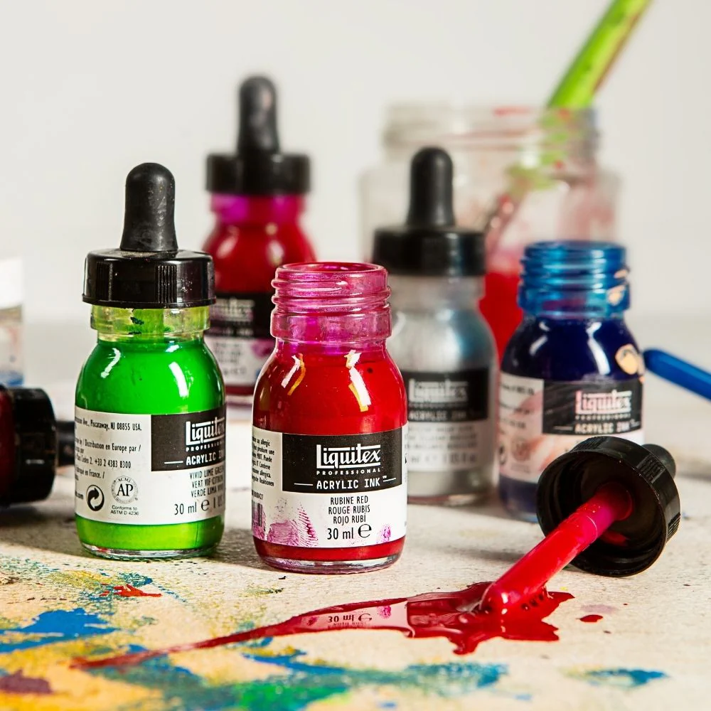 Professional Acrylic Ink - Muted Violet - Image 4