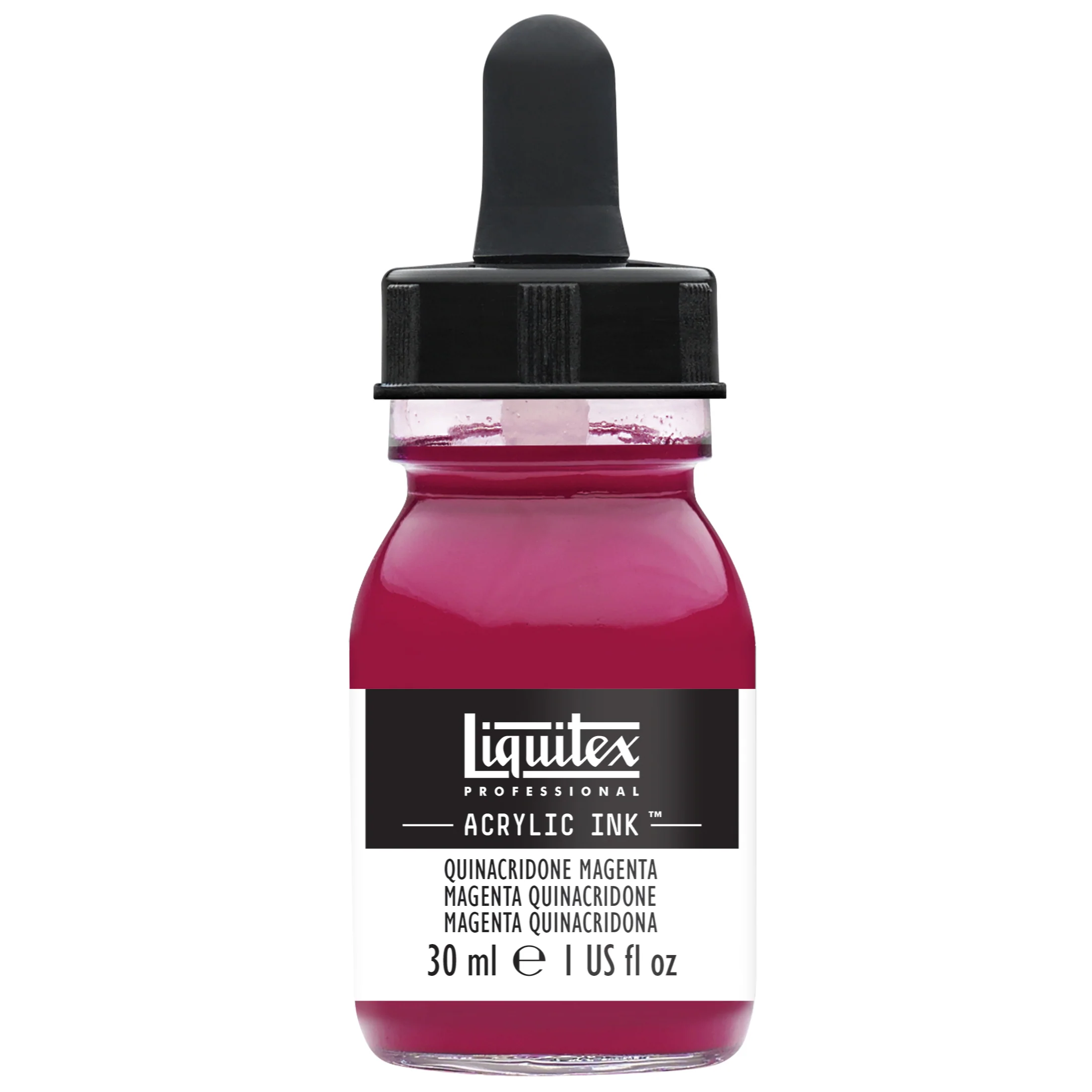 Professional Acrylic Ink - Quinacridone Magenta - Image 2