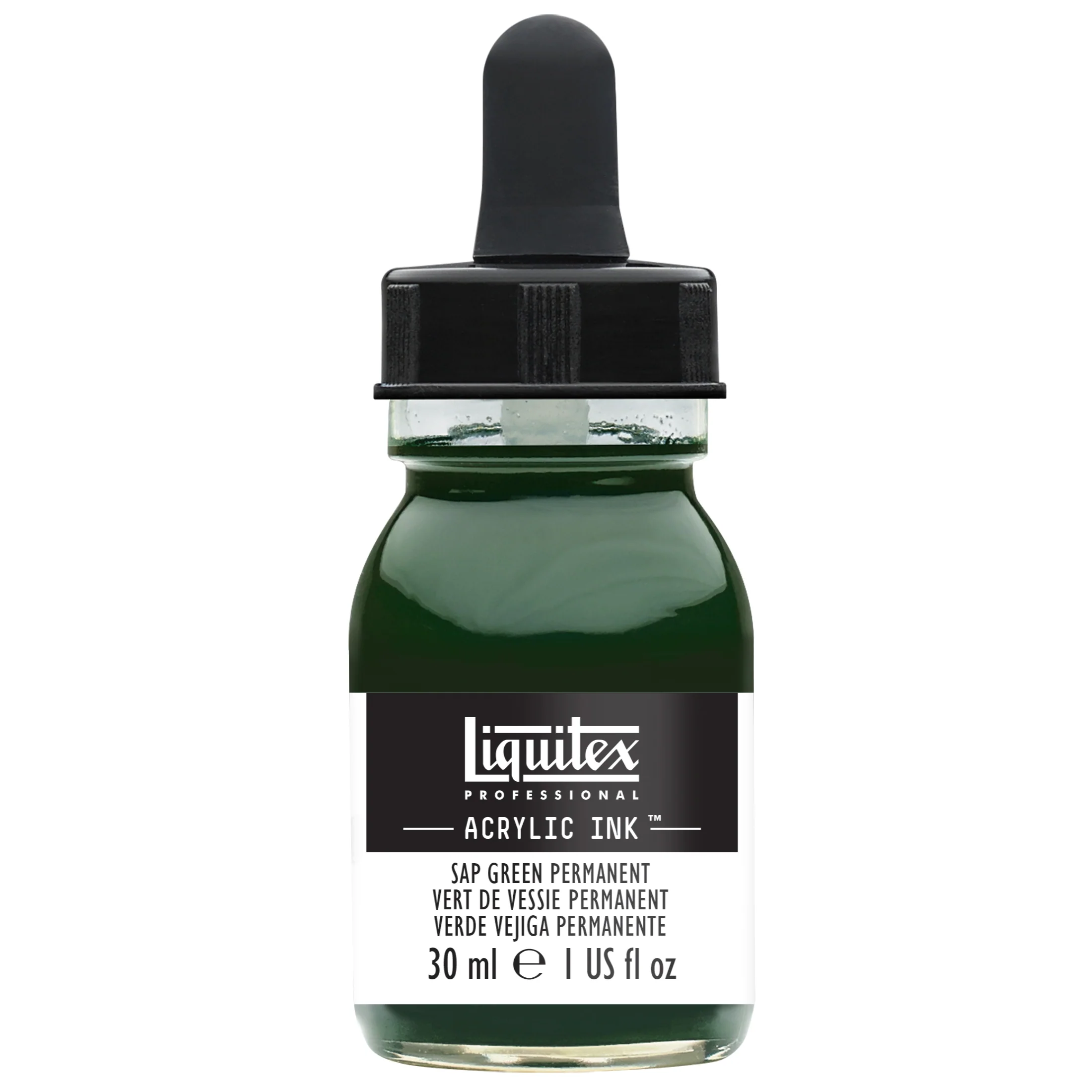 Professional Acrylic Ink - Sap Green Permanent - Image 2