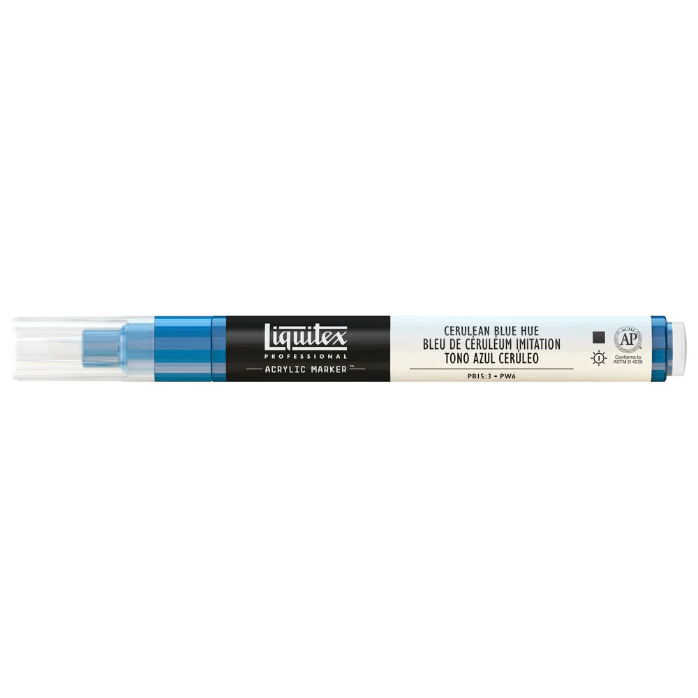 Professional Acrylic Marker - Cerulean Blue Hue - Image 2