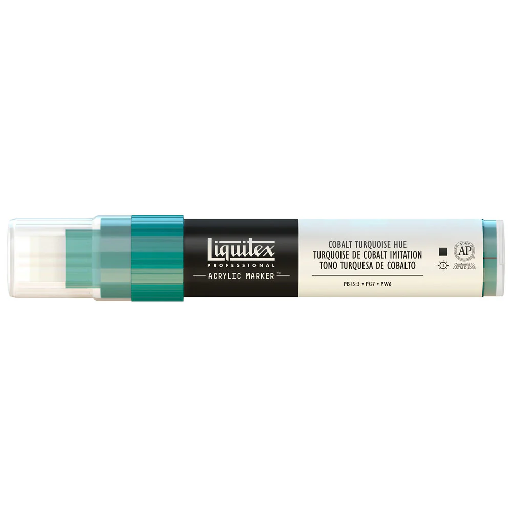 Professional Acrylic Marker - Cobalt Turquoise Hue - Image 3