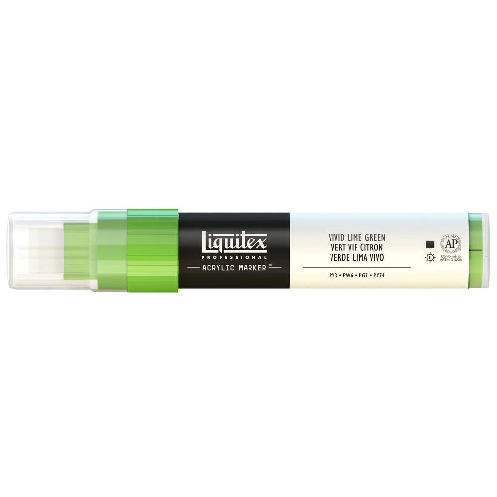 Professional Acrylic Marker - Vivid Lime Green - Image 3