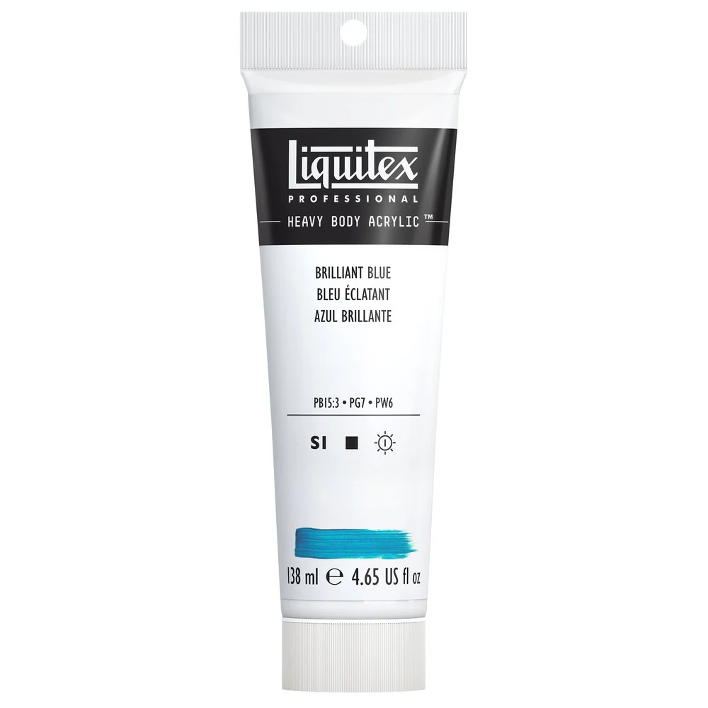 Professional Heavy Body Acrylic - Brilliant Blue - Image 8
