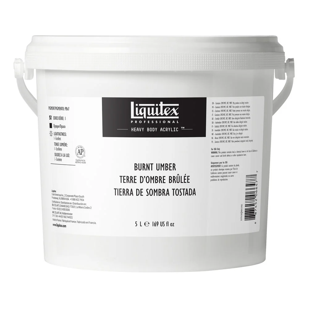 Professional Heavy Body Acrylic - Burnt Umber - Image 11