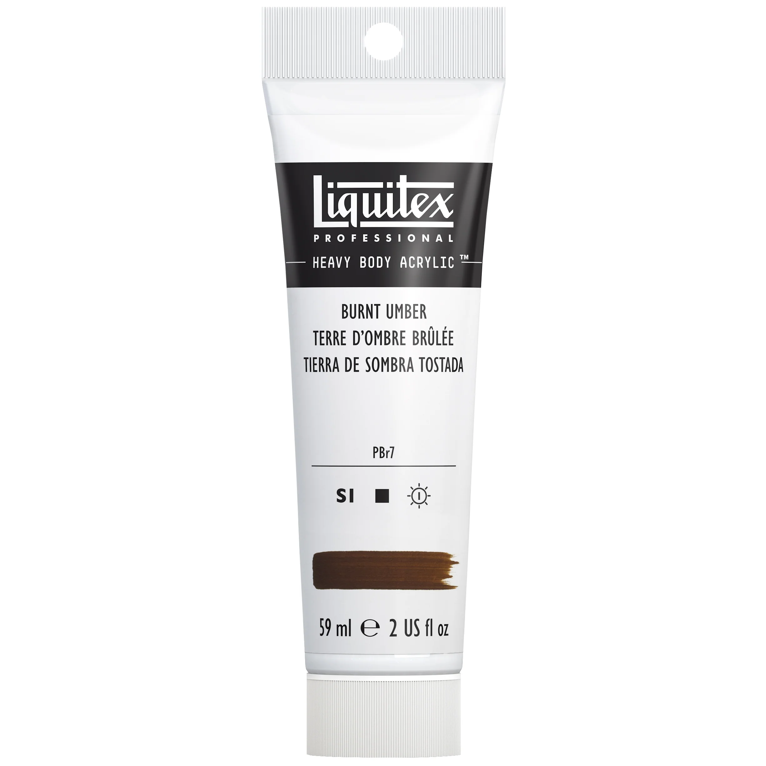 Professional Heavy Body Acrylic - Burnt Umber - Image 3