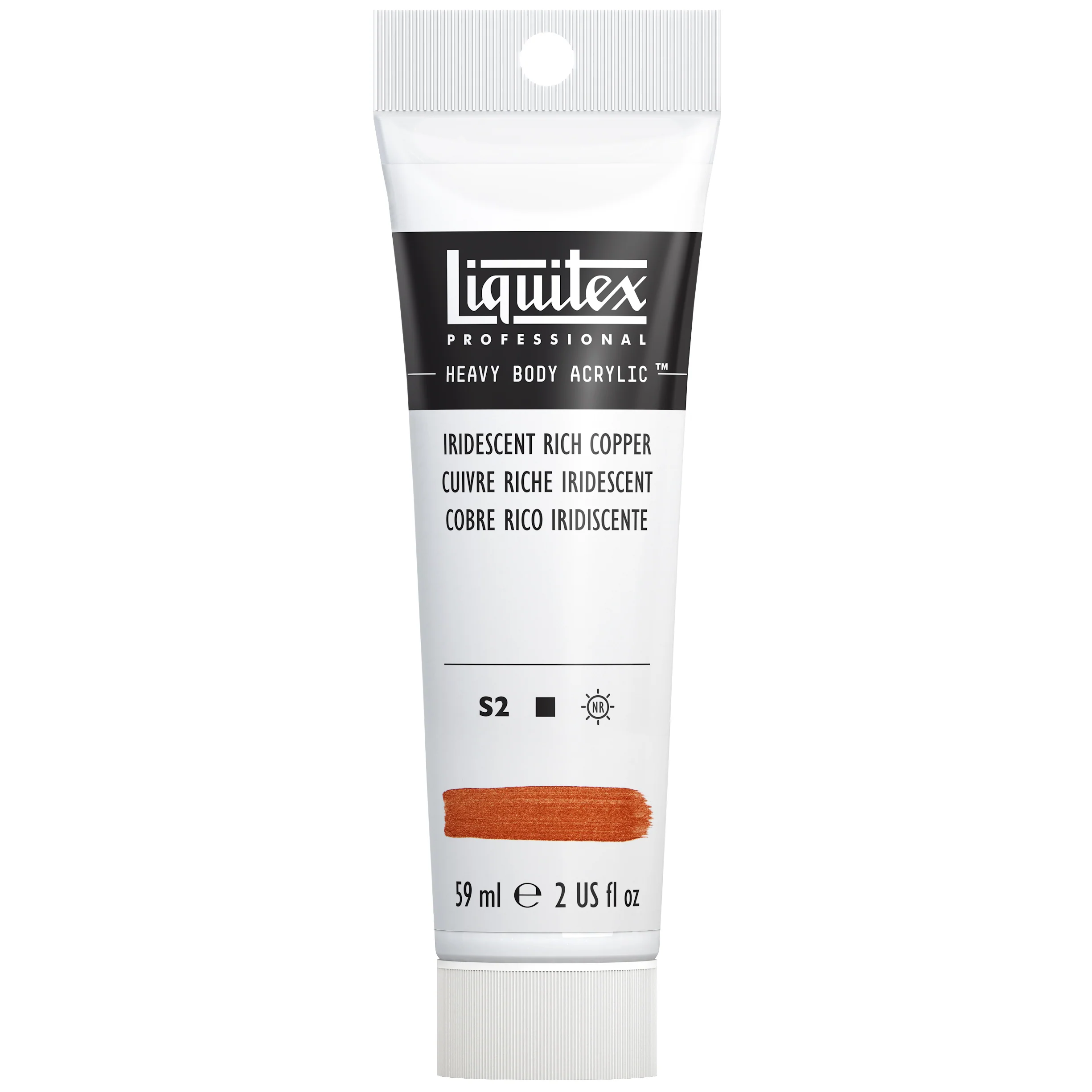 Professional Heavy Body Acrylic - Iridescent Rich Copper - Image 2