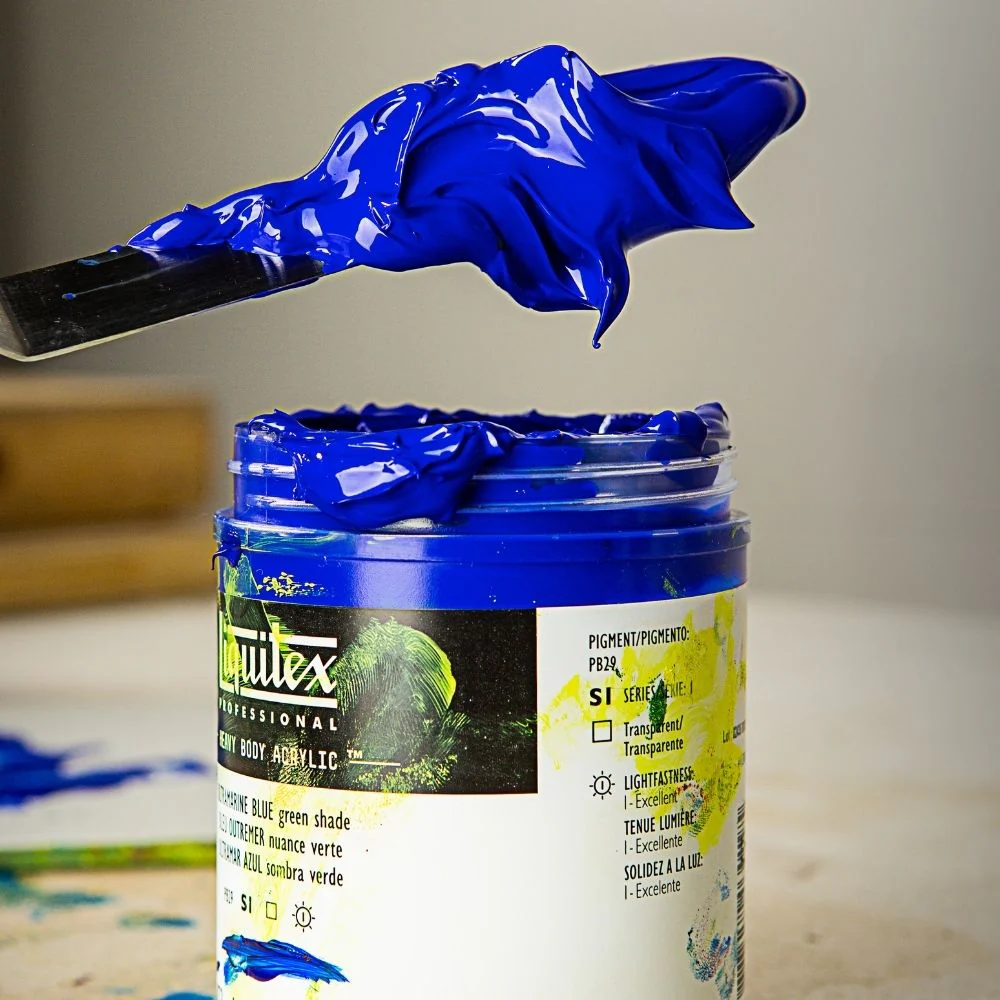 Professional Heavy Body Acrylic - Light Phthalocyanine Green - Image 5