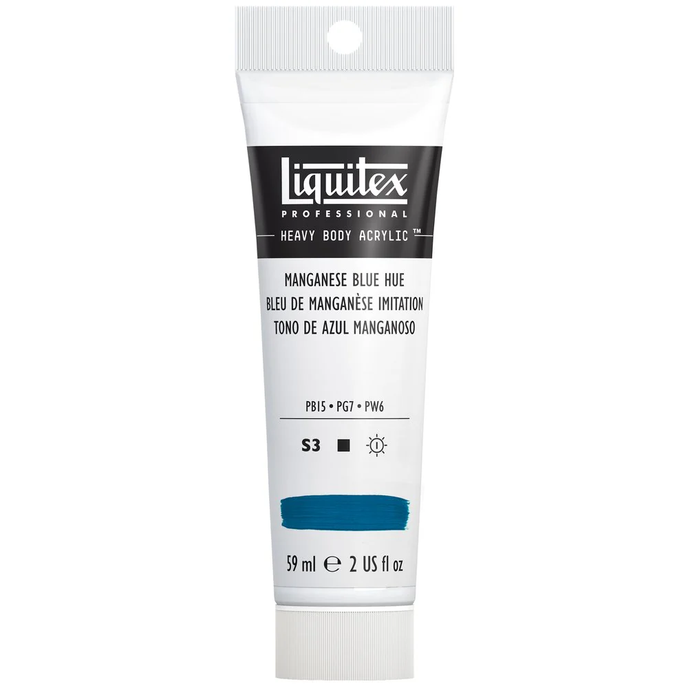 Professional Heavy Body Acrylic - Manganese Blue Hue - Image 7