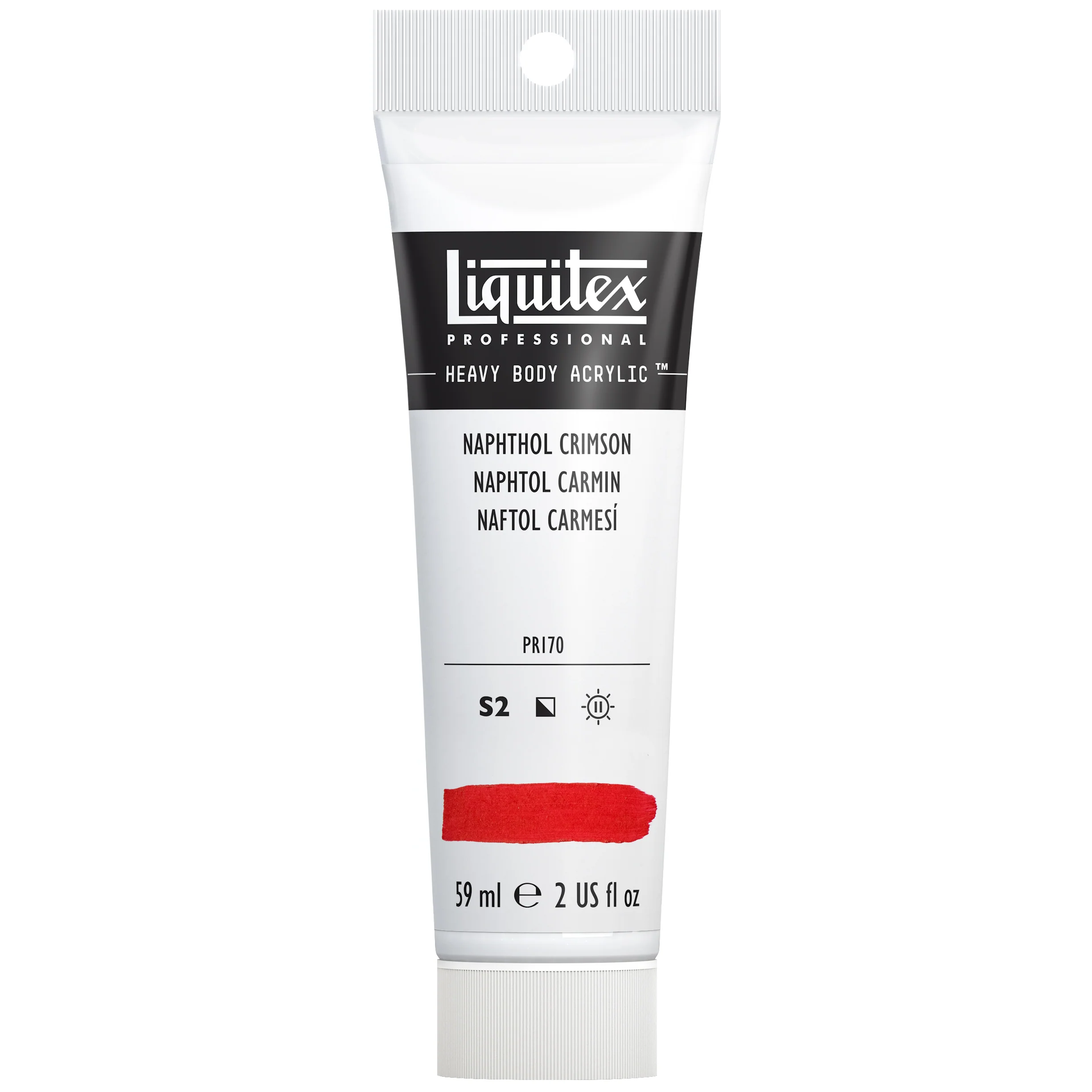 Professional Heavy Body Acrylic - Naphthol Crimson - Image 3