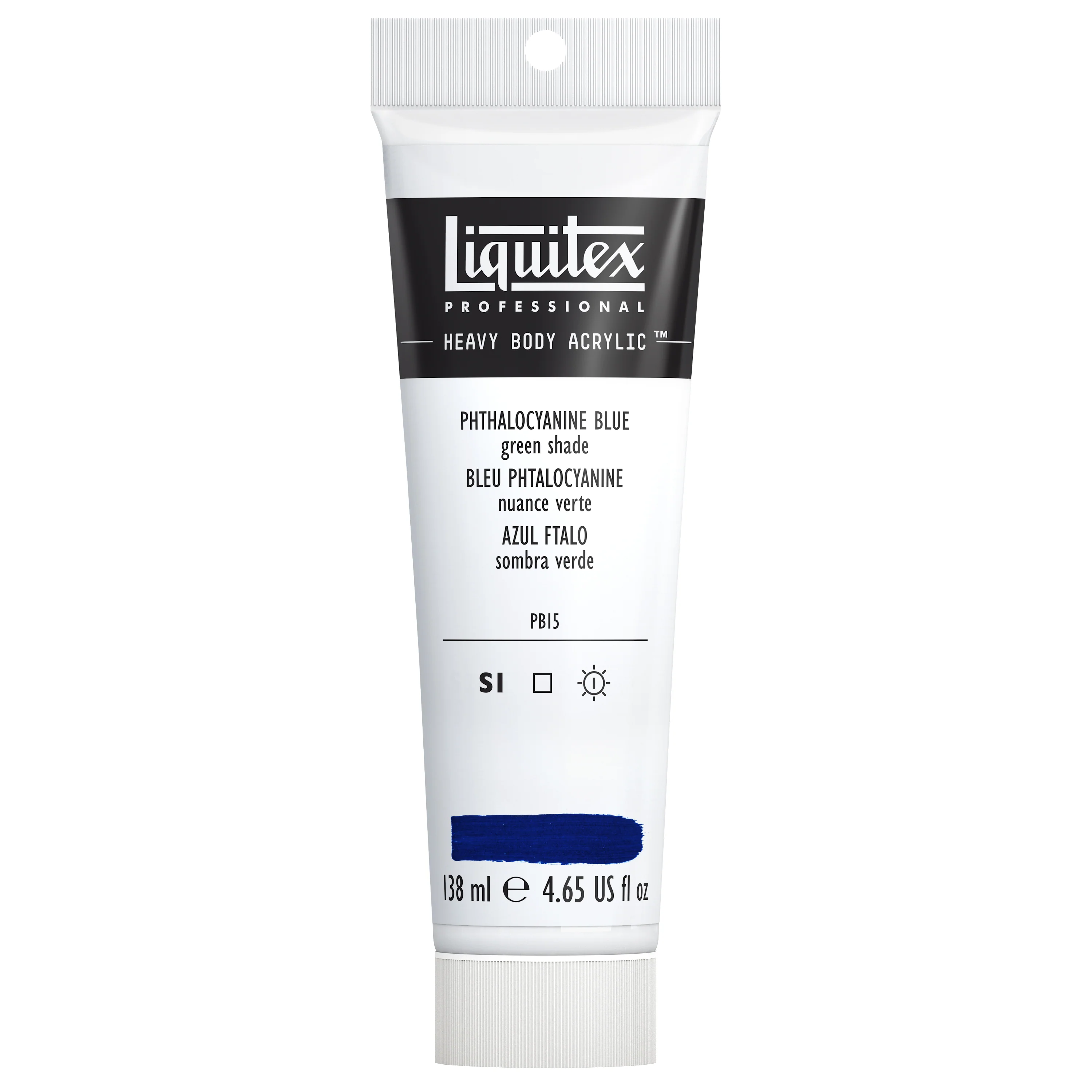 Professional Heavy Body Acrylic - Phthalocyanine Blue Green Shade - Image 2