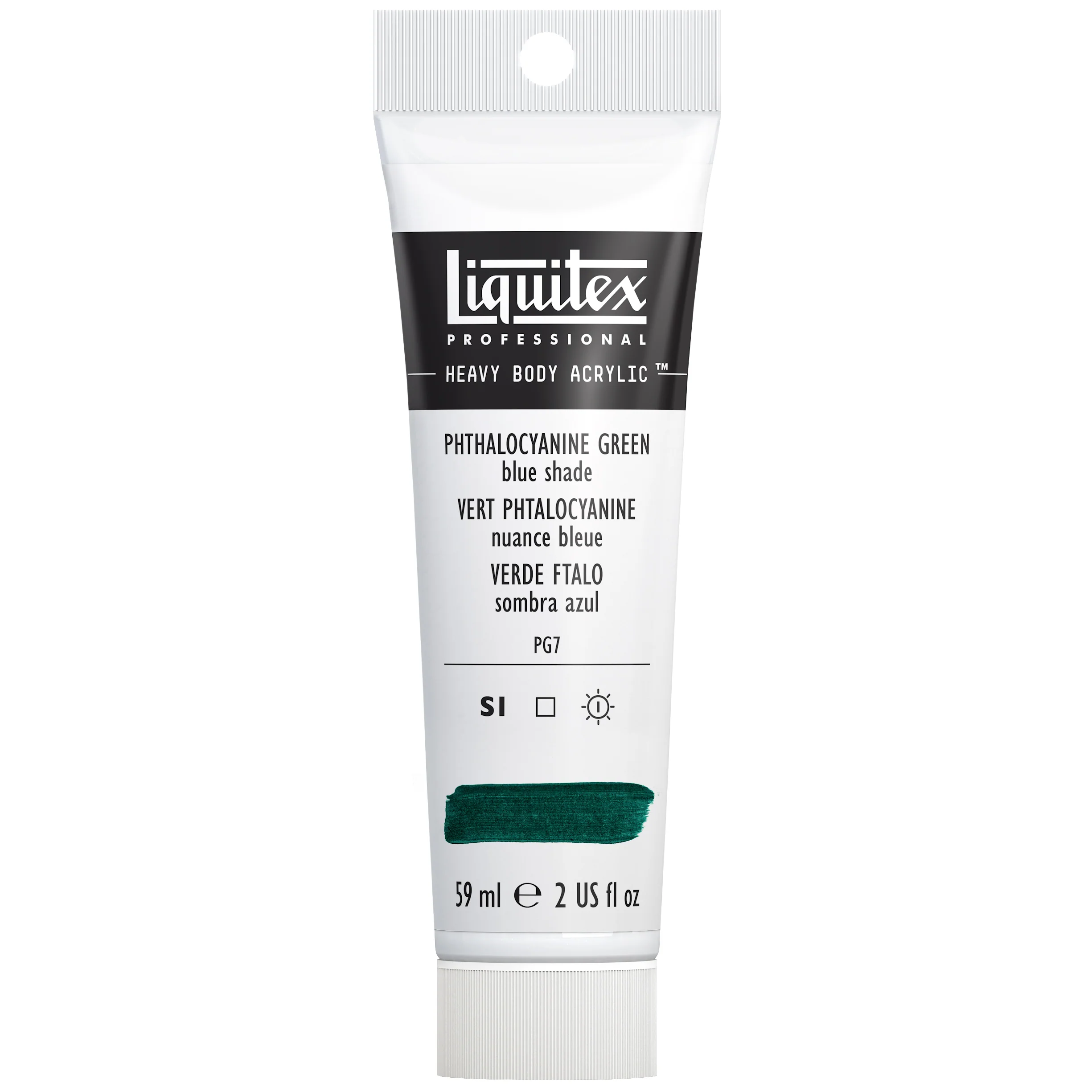 Professional Heavy Body Acrylic - Phthalocyanine Green Blue Shade - Image 3