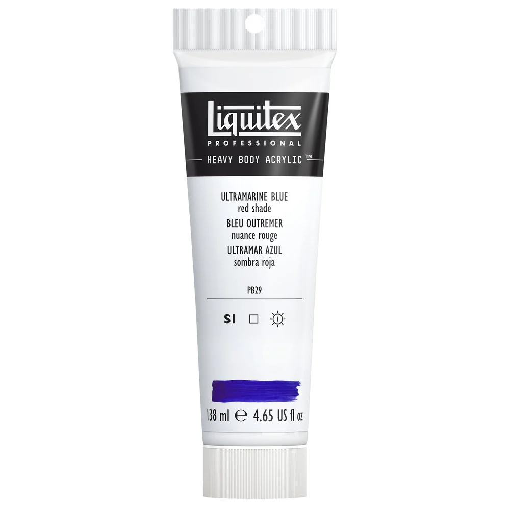 Professional Heavy Body Acrylic - Ultramarine Blue Red Shade - Image 8