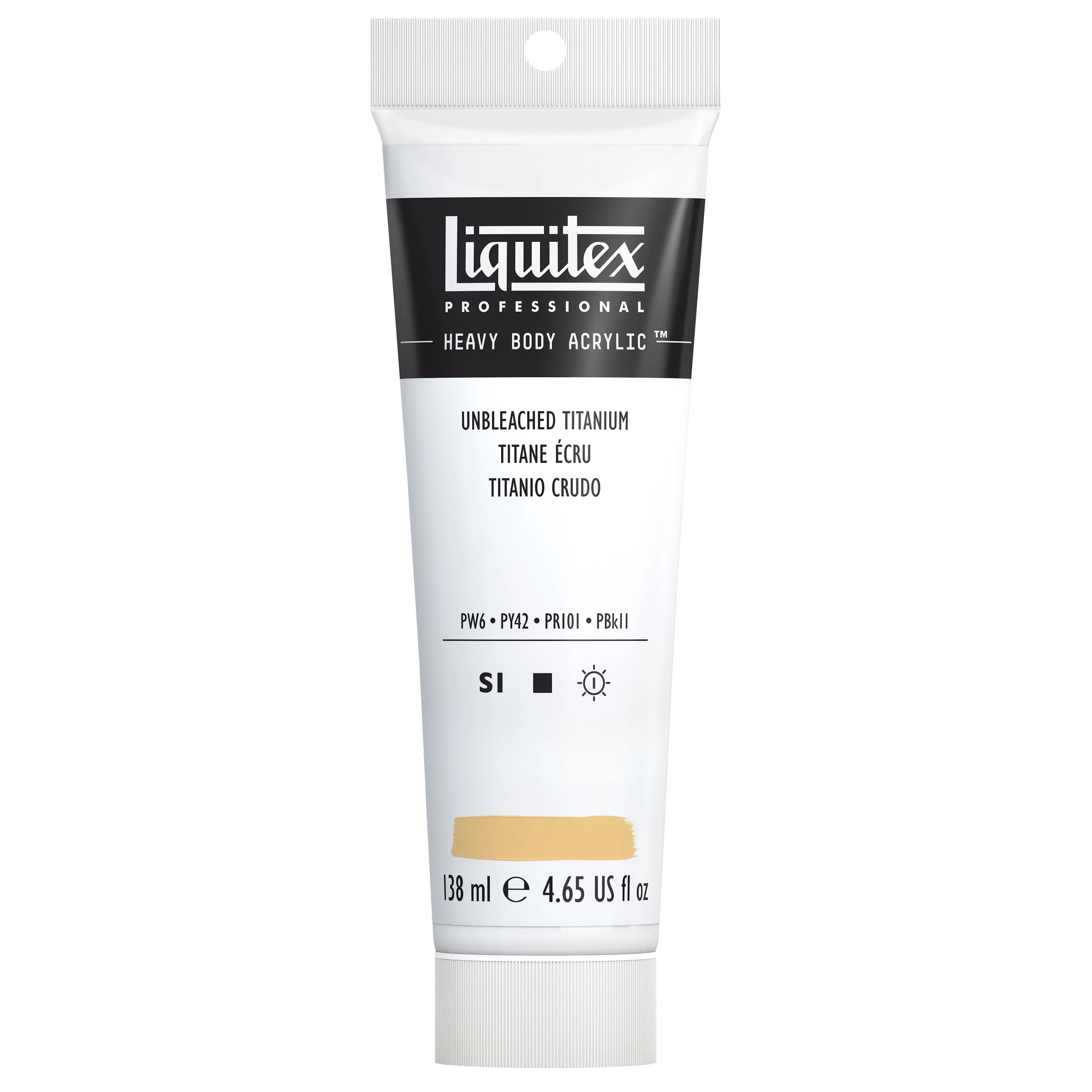 Professional Heavy Body Acrylic - Unbleached Titanium - Image 2